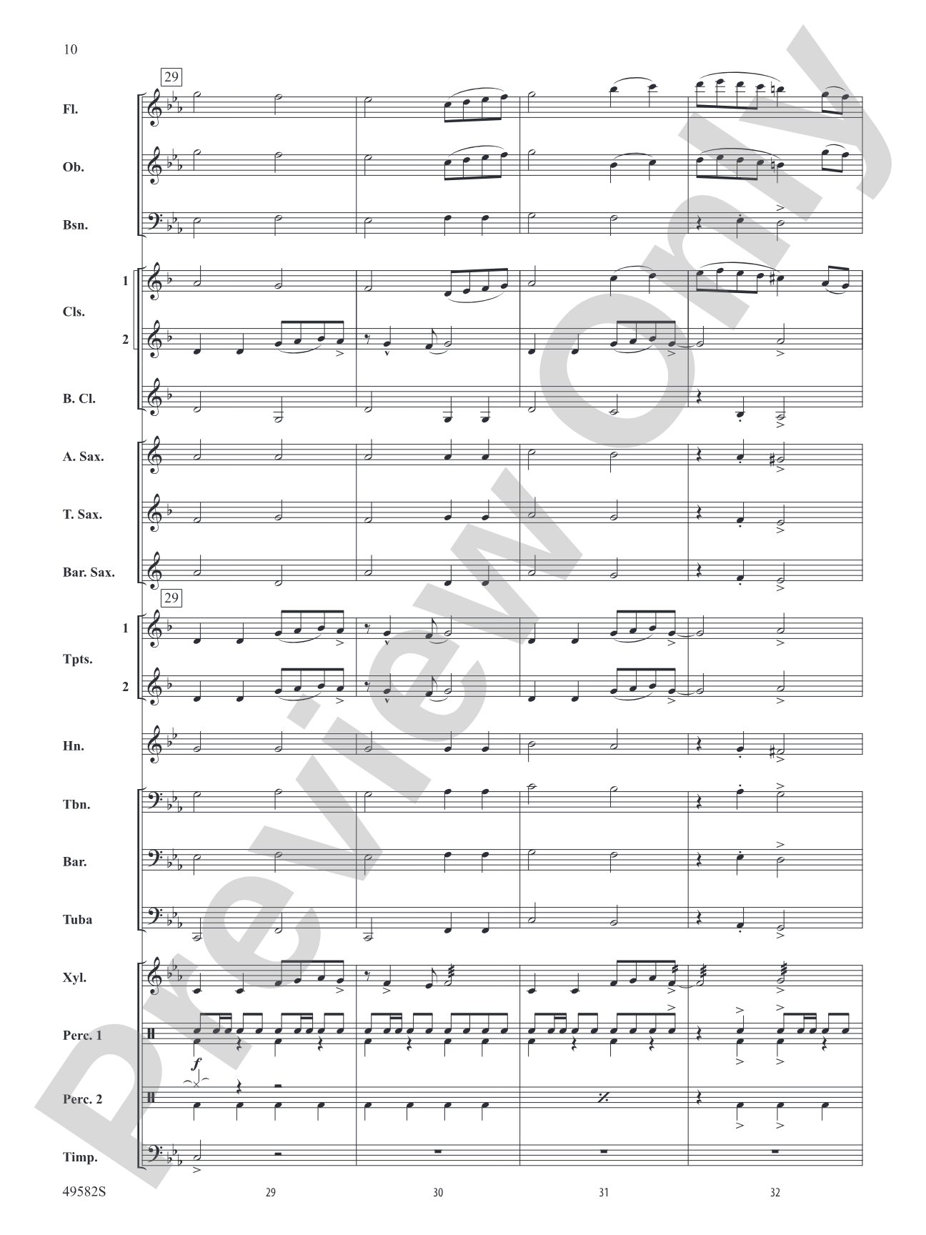Whiplash: Concert Band Conductor Score & Parts