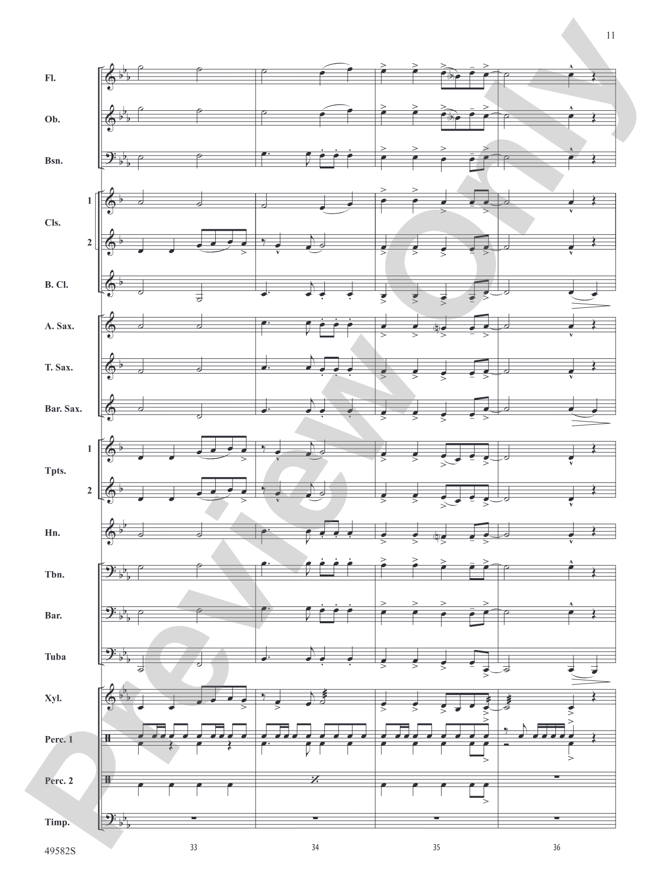 Whiplash: Concert Band Conductor Score & Parts