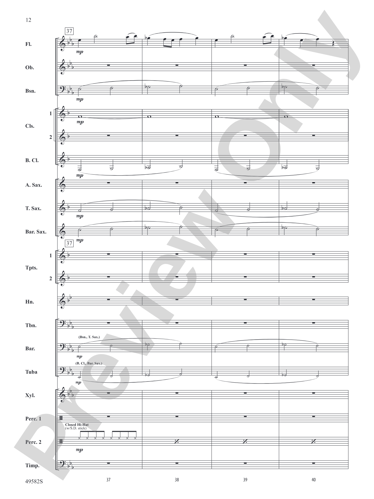 Whiplash: Concert Band Conductor Score & Parts