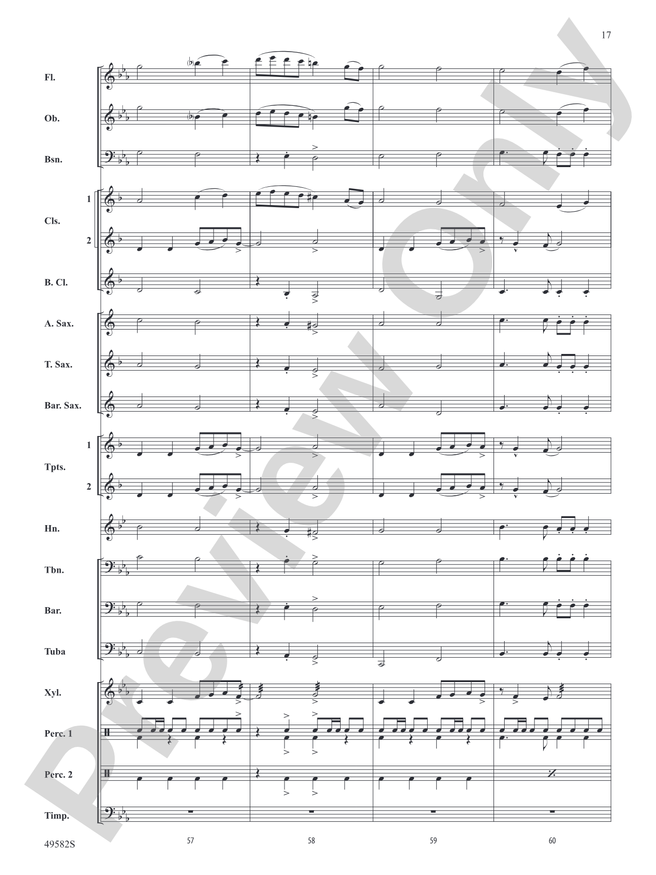 Whiplash: Concert Band Conductor Score & Parts