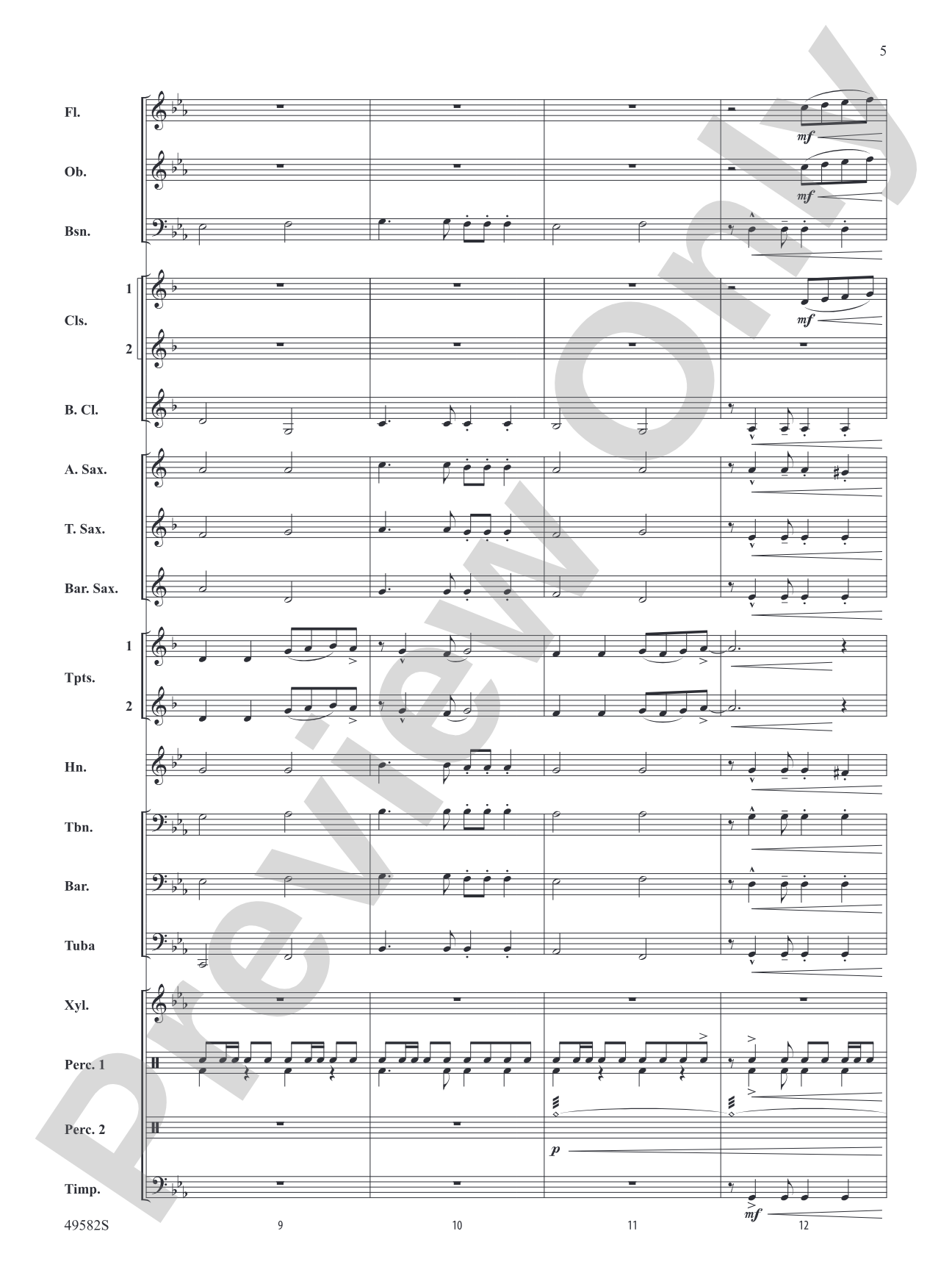 Whiplash: Concert Band Conductor Score & Parts