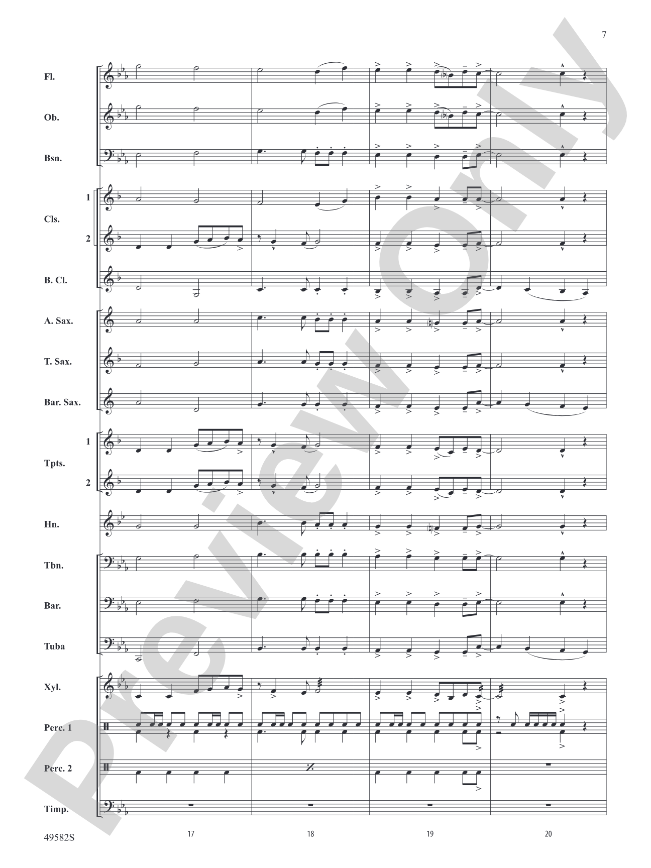 Whiplash: Concert Band Conductor Score & Parts