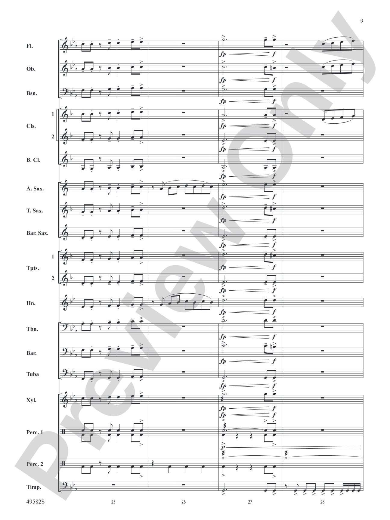 Whiplash: Concert Band Conductor Score & Parts