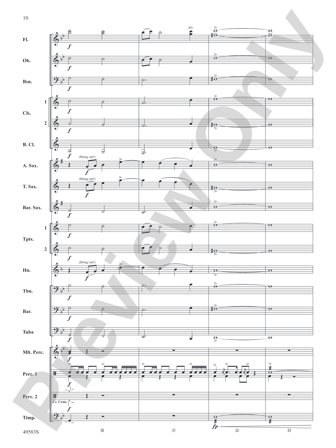 La Furia: Concert Band Conductor Score & Parts