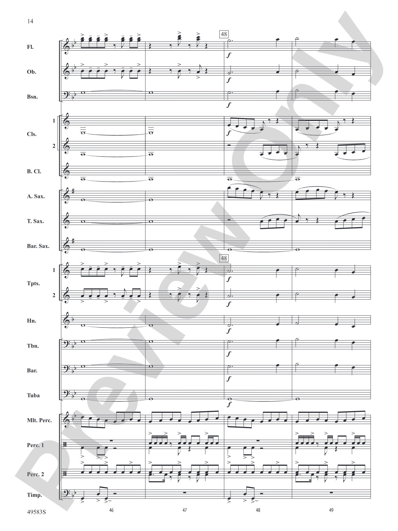 La Furia: Concert Band Conductor Score & Parts