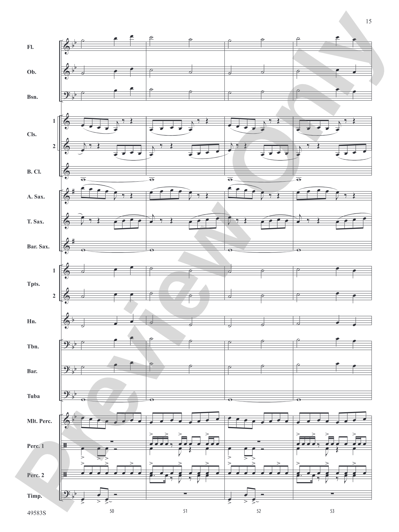 La Furia: Concert Band Conductor Score & Parts