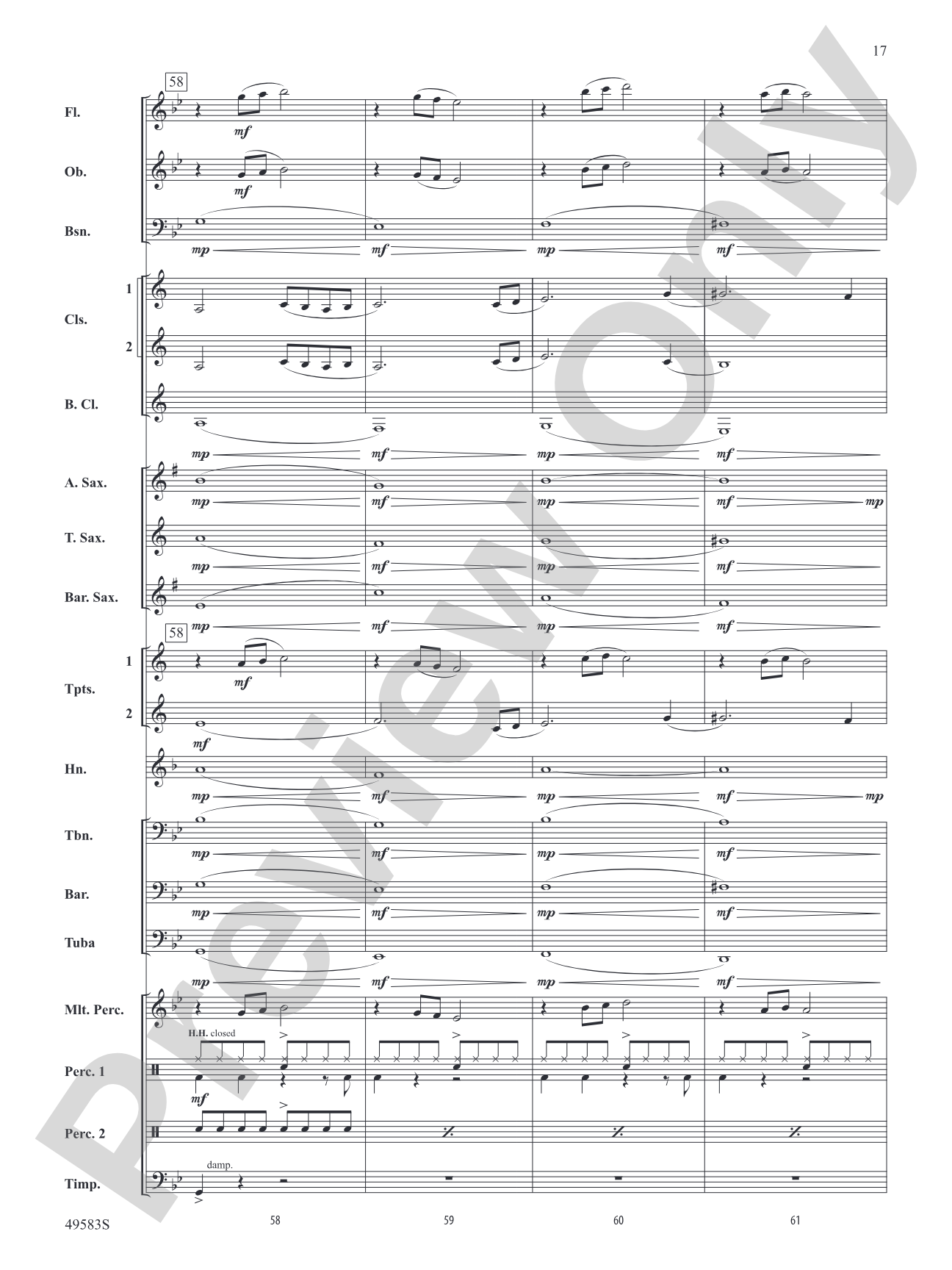 La Furia: Concert Band Conductor Score & Parts