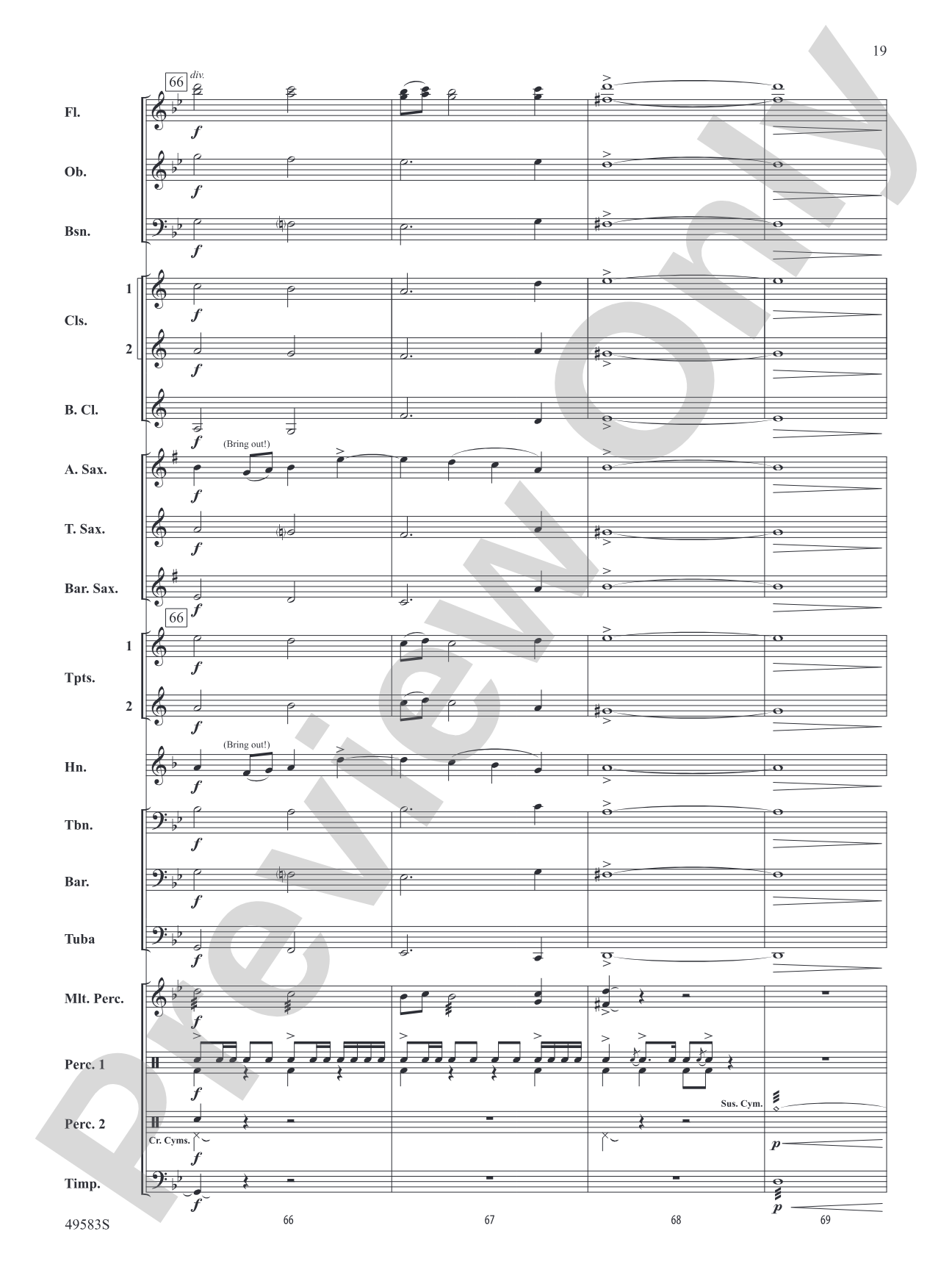 La Furia: Concert Band Conductor Score & Parts