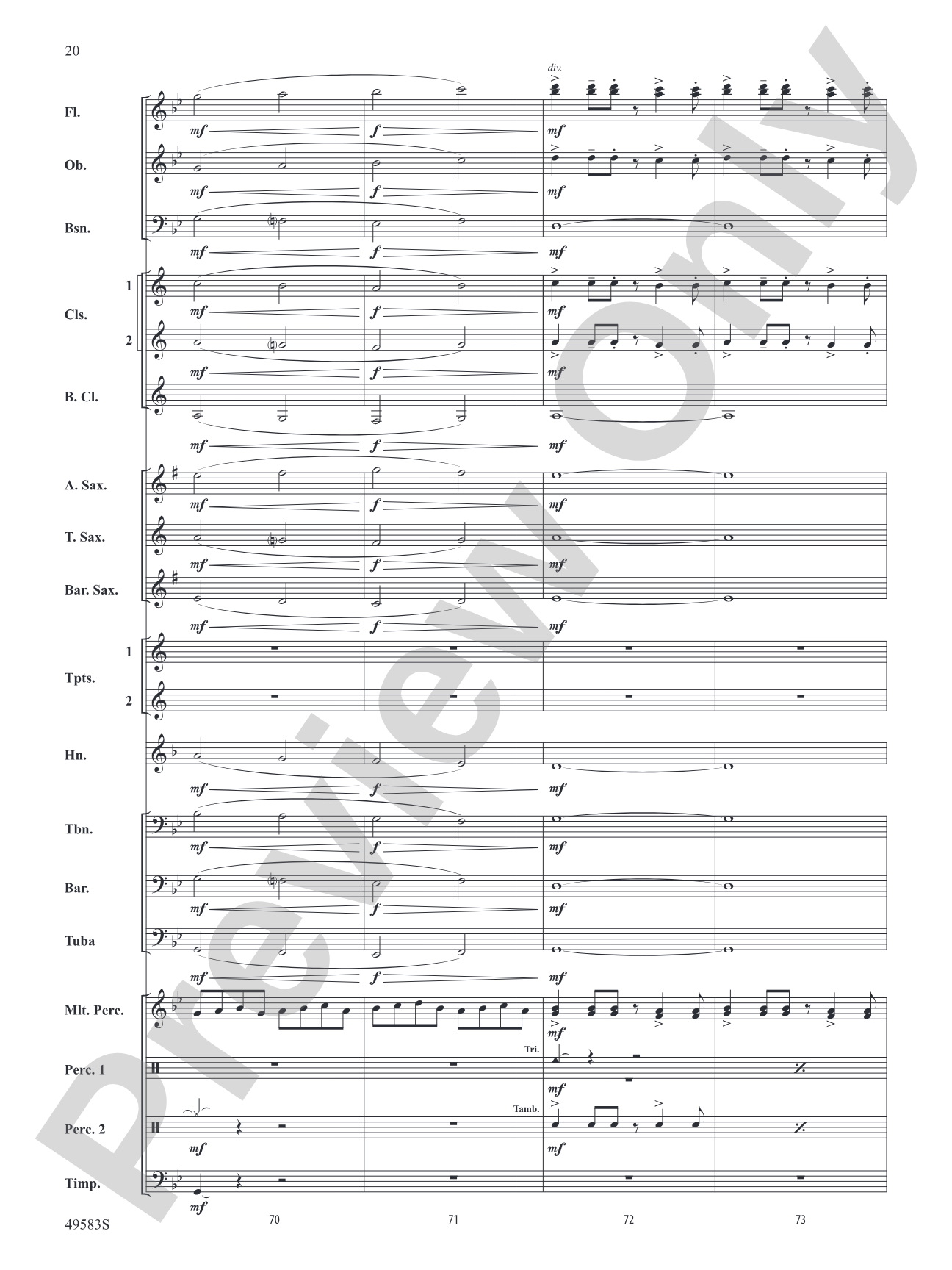 La Furia: Concert Band Conductor Score & Parts