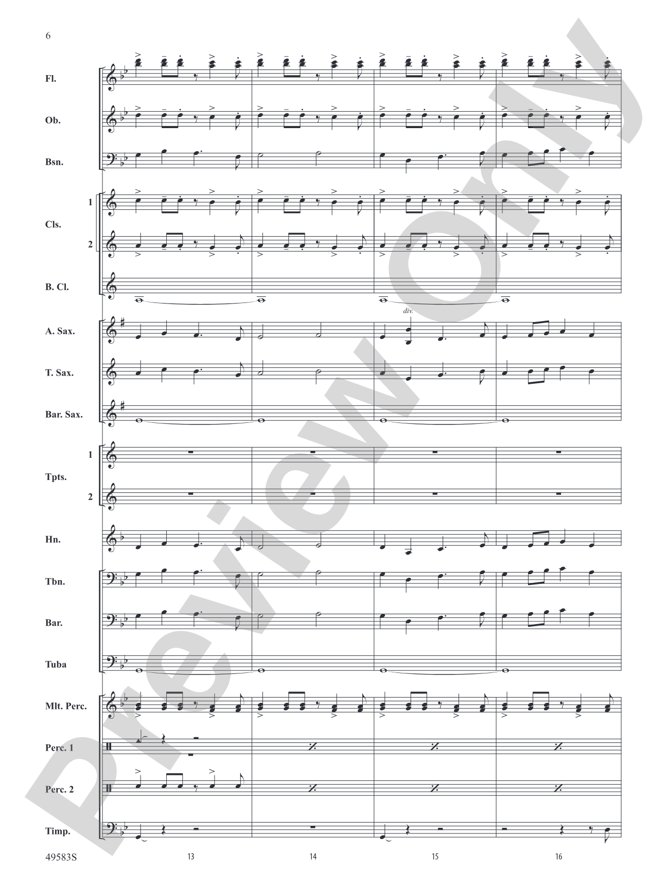 La Furia: Concert Band Conductor Score & Parts