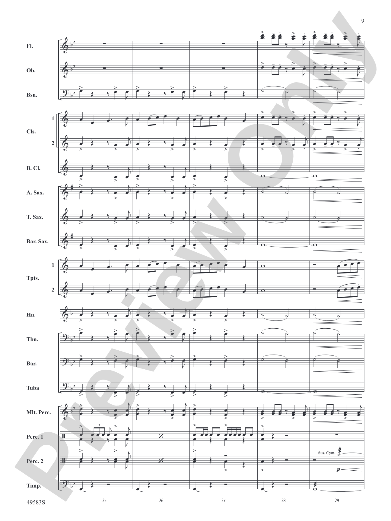 La Furia: Concert Band Conductor Score & Parts