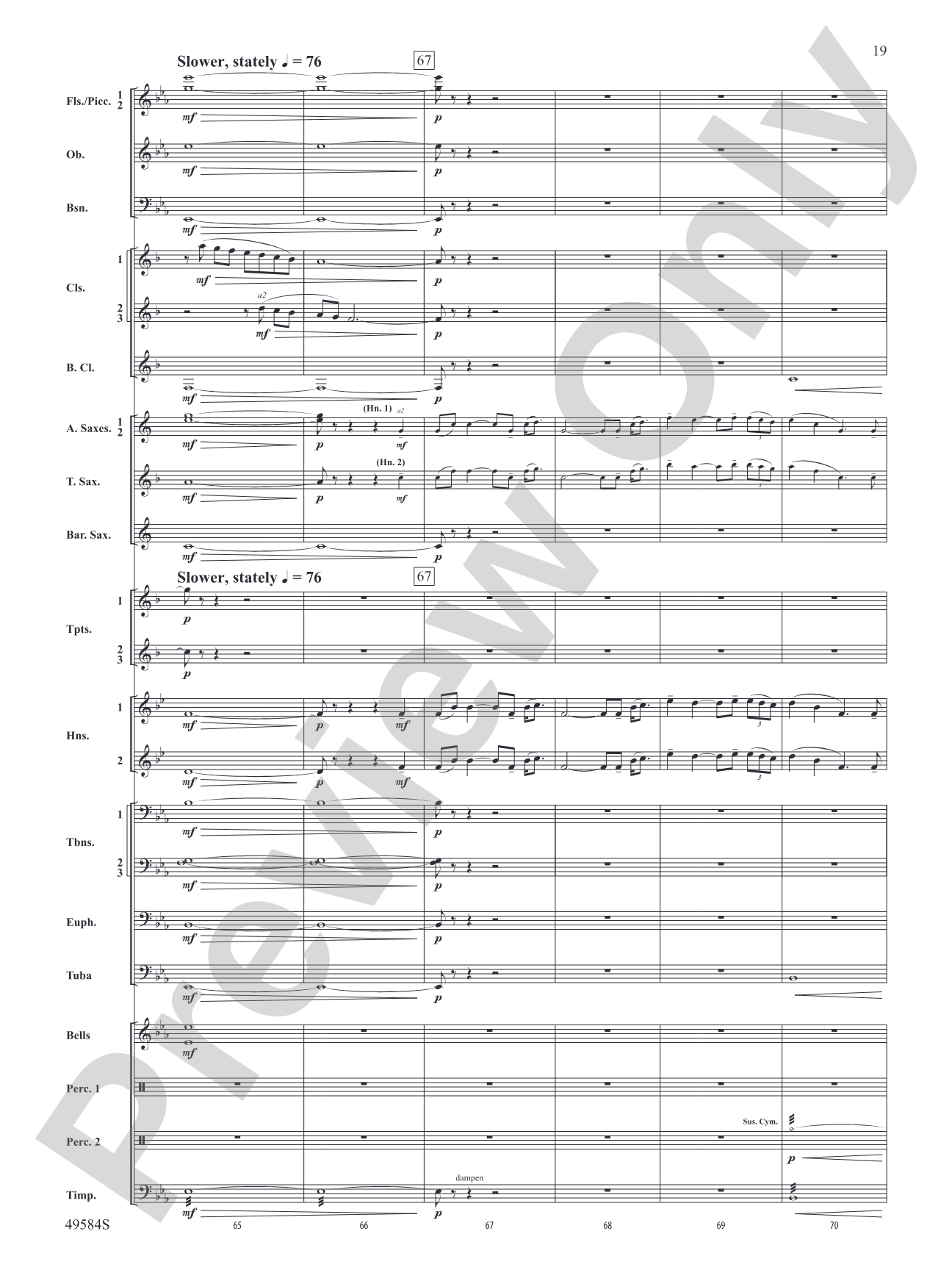 Stagecoach: Concert Band Conductor Score & Parts