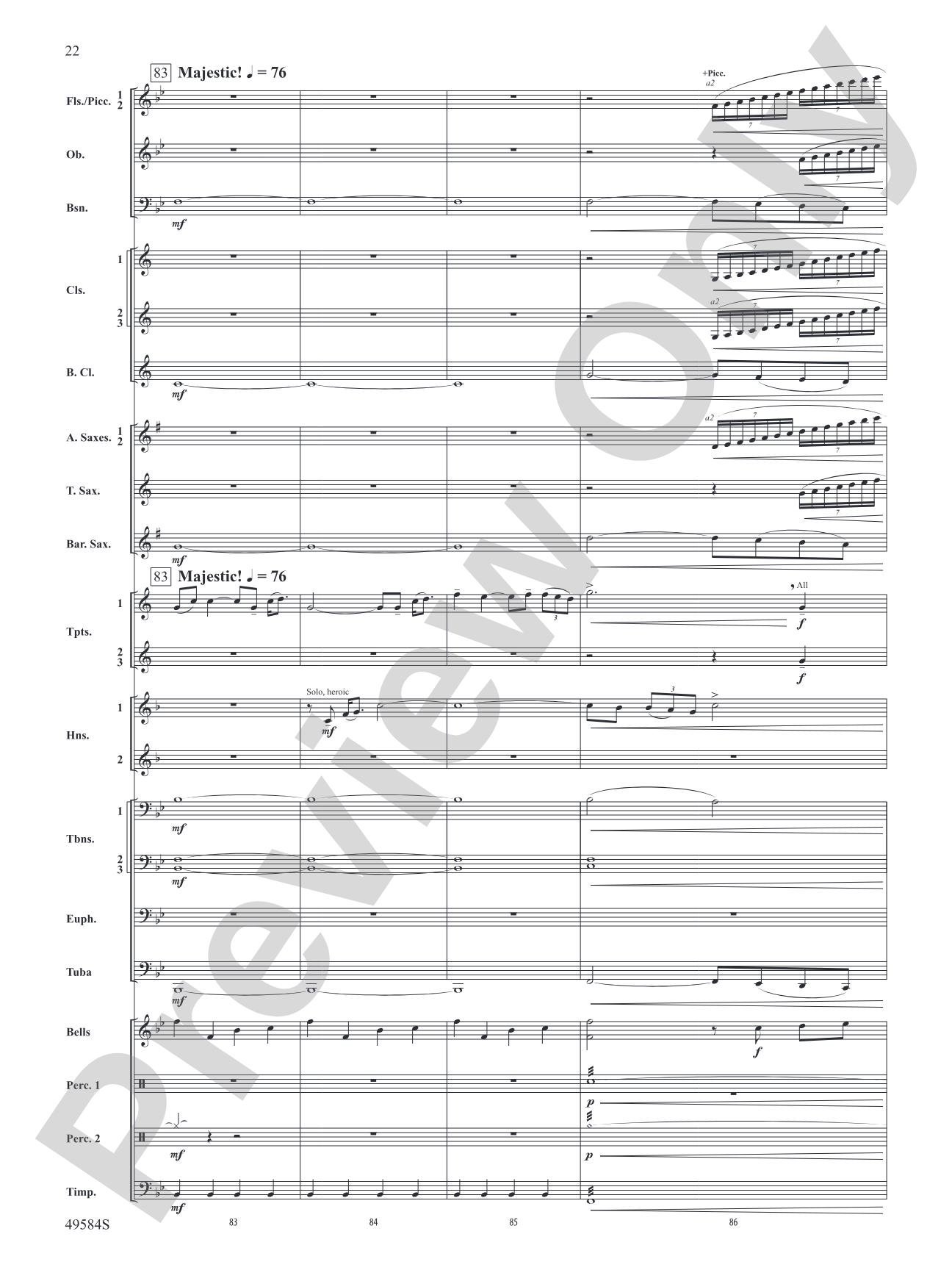 Stagecoach: Concert Band Conductor Score & Parts