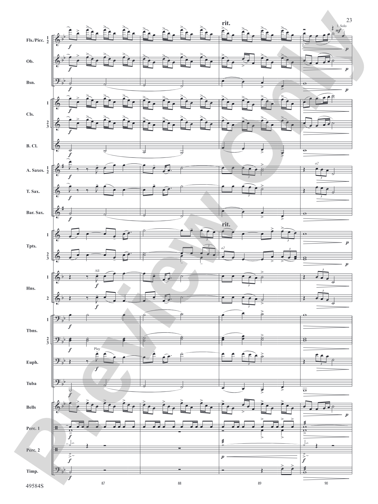 Stagecoach: Concert Band Conductor Score & Parts