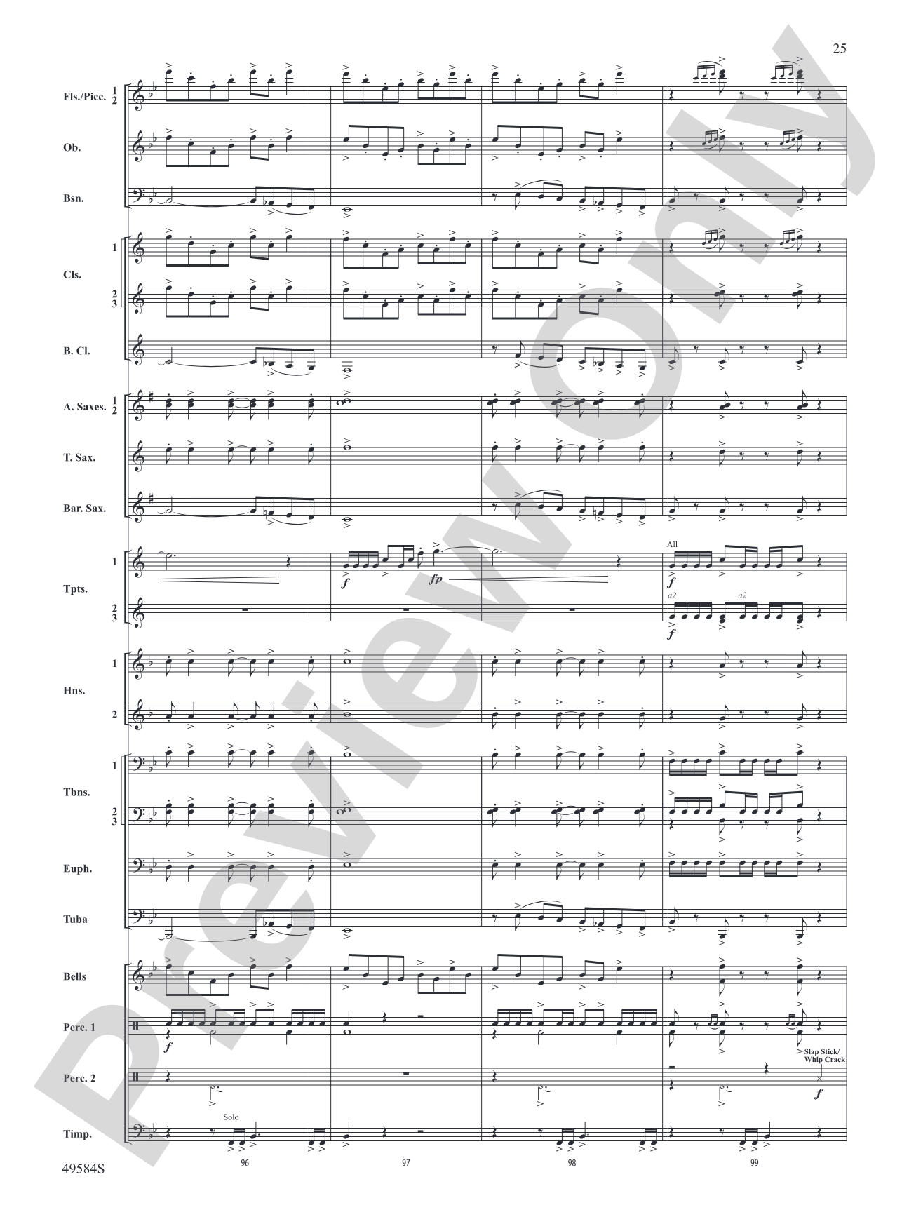 Stagecoach: Concert Band Conductor Score & Parts