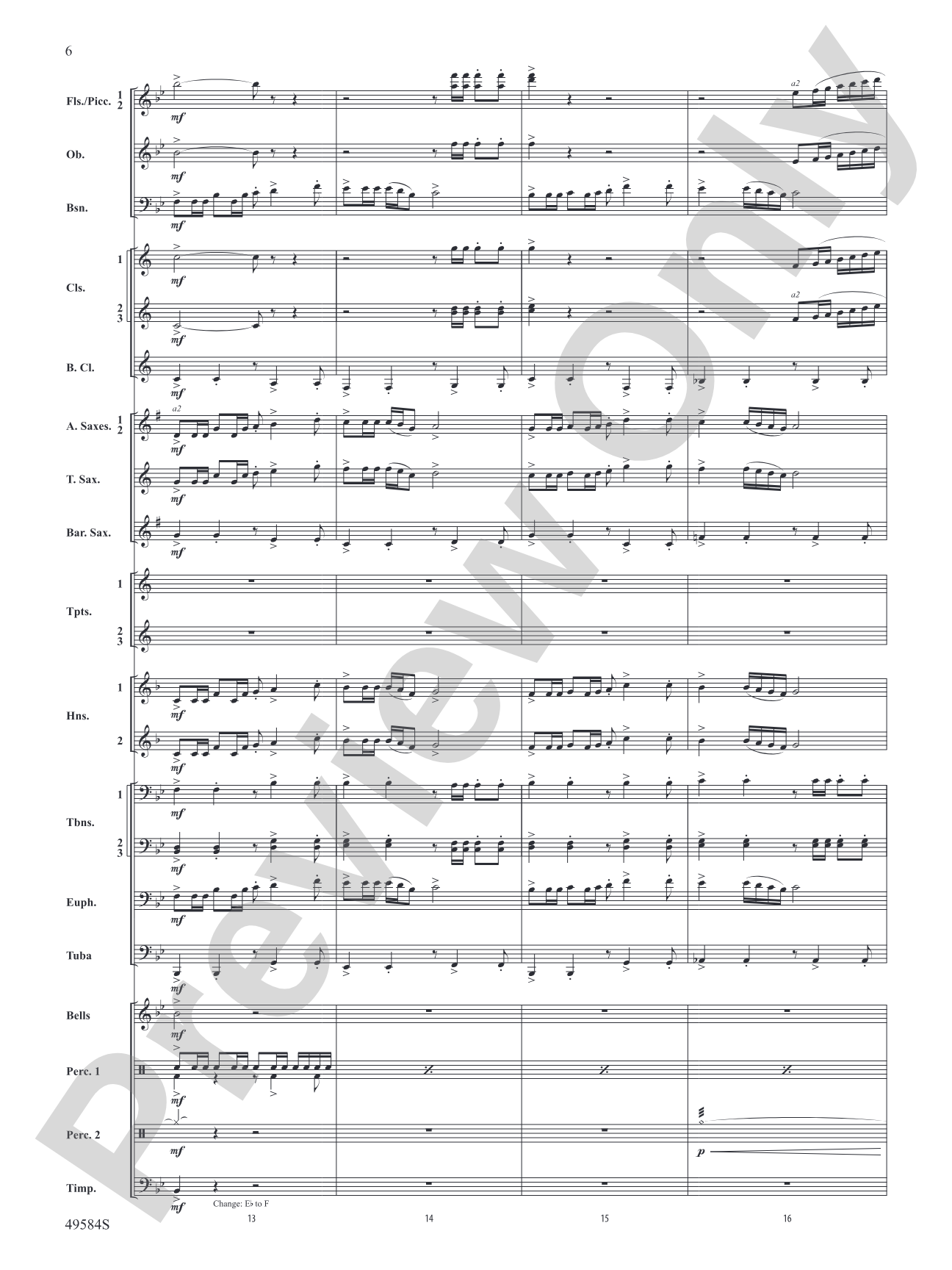 Stagecoach: Concert Band Conductor Score & Parts