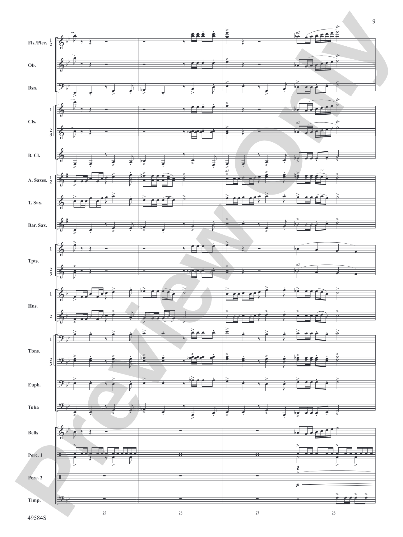 Stagecoach: Concert Band Conductor Score & Parts