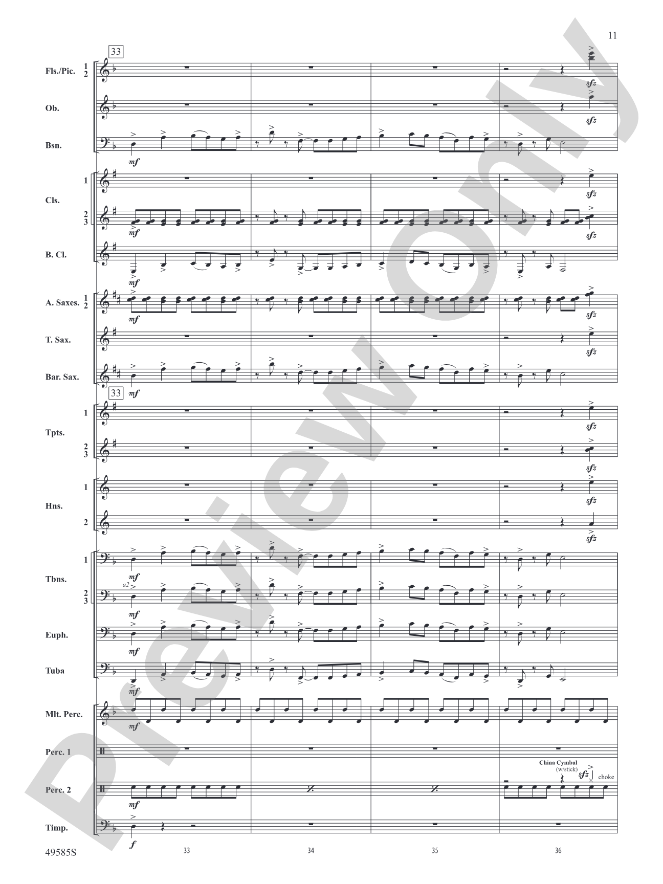 Continuance: Concert Band Conductor Score & Parts