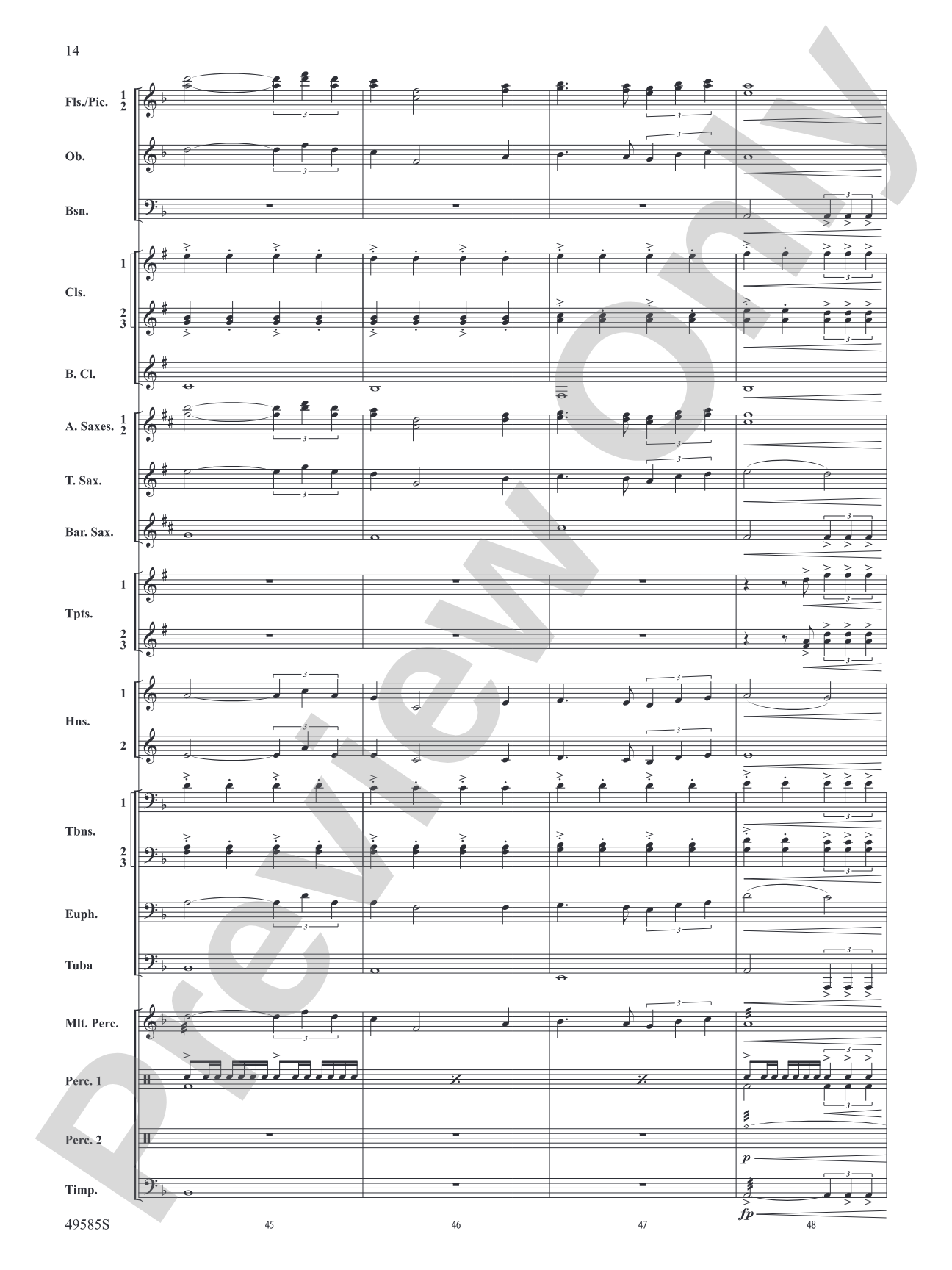Continuance: Concert Band Conductor Score & Parts