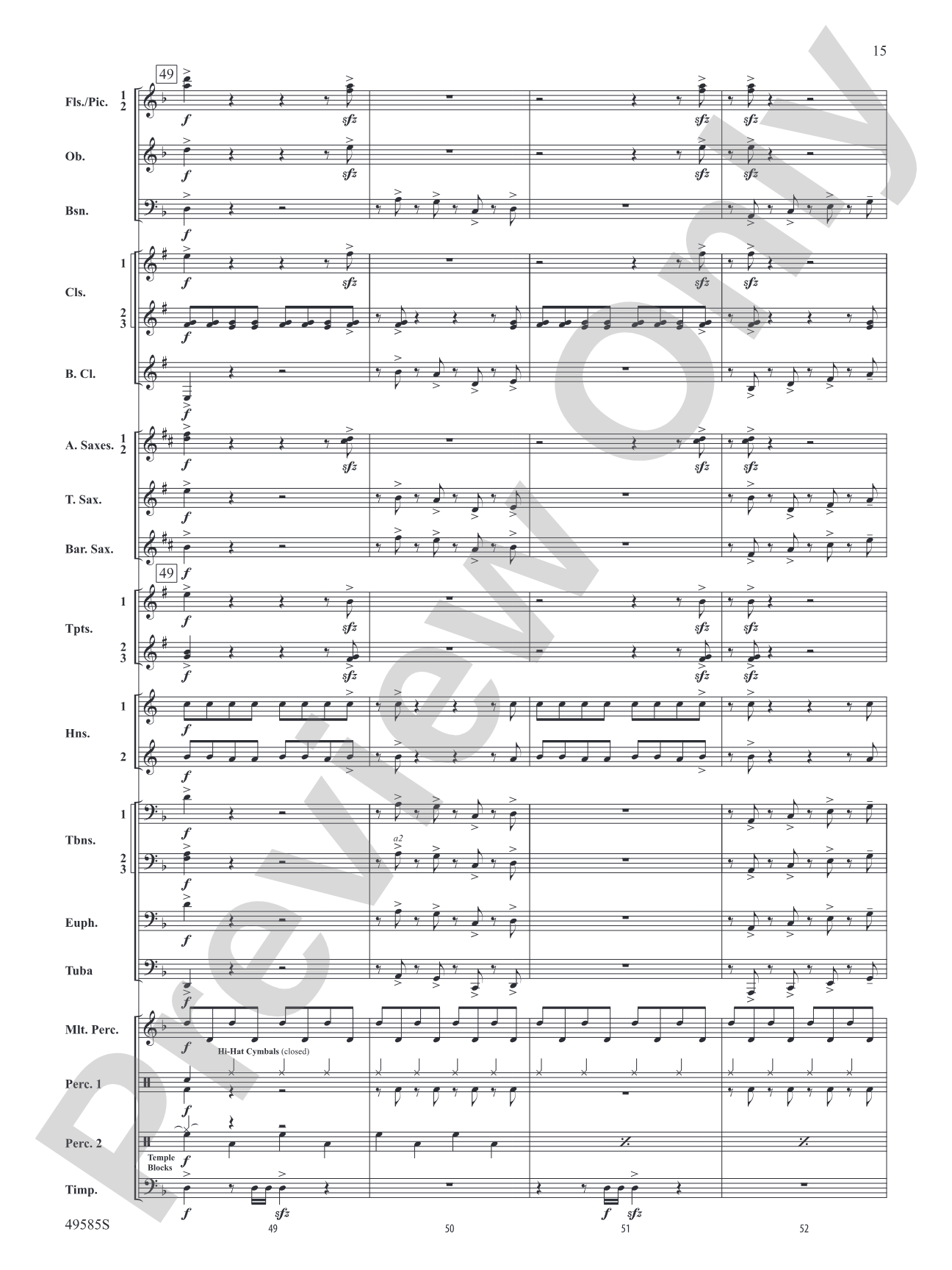 Continuance: Concert Band Conductor Score & Parts
