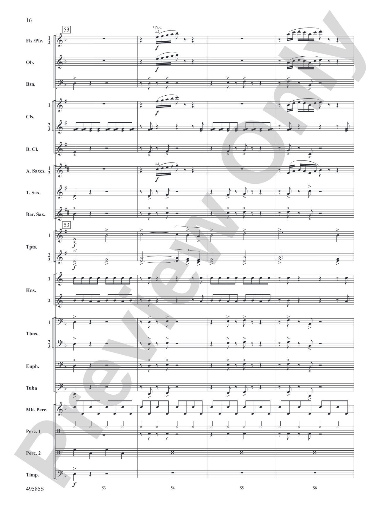 Continuance: Concert Band Conductor Score & Parts