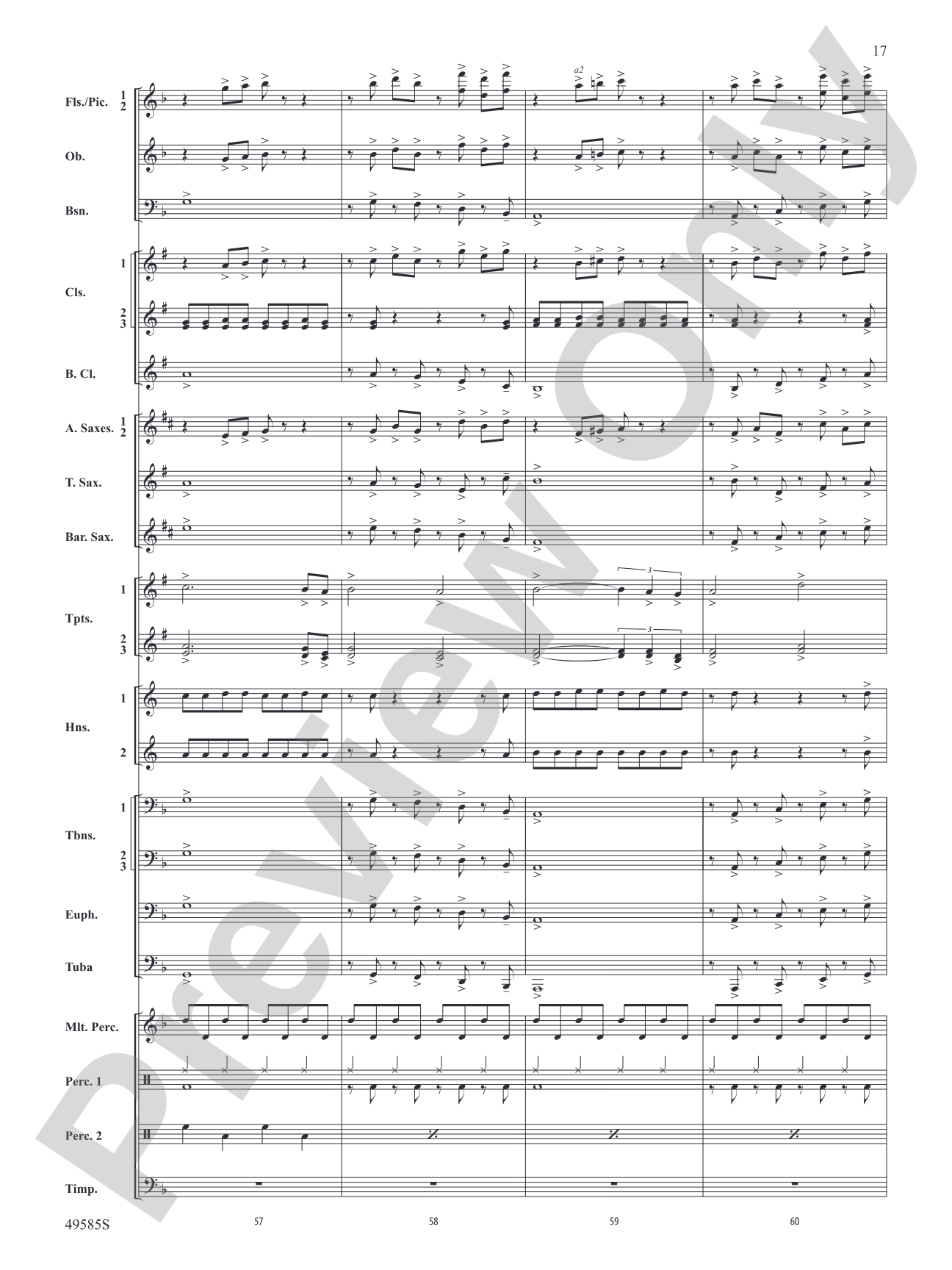 Continuance: Concert Band Conductor Score & Parts