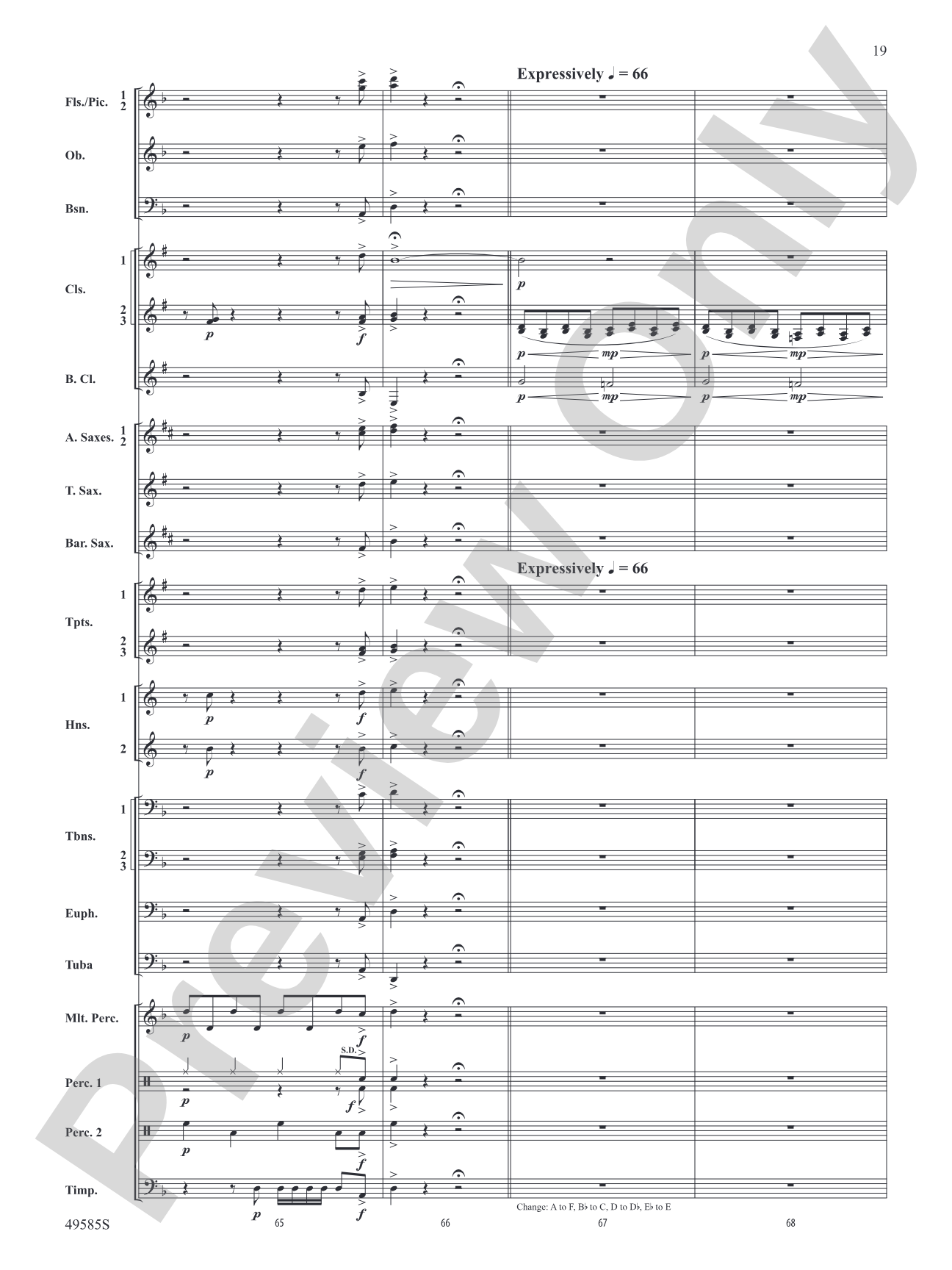 Continuance: Concert Band Conductor Score & Parts