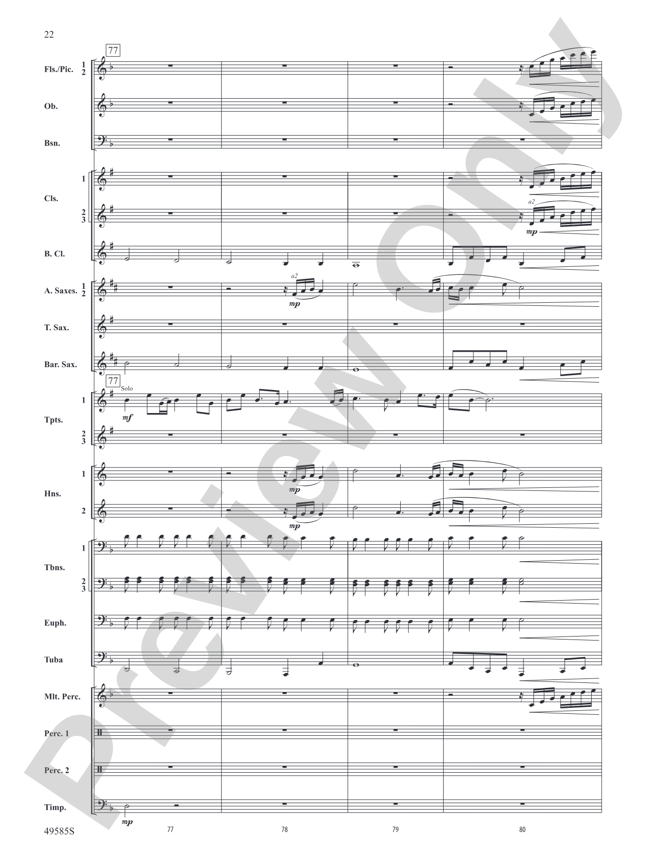 Continuance: Concert Band Conductor Score & Parts