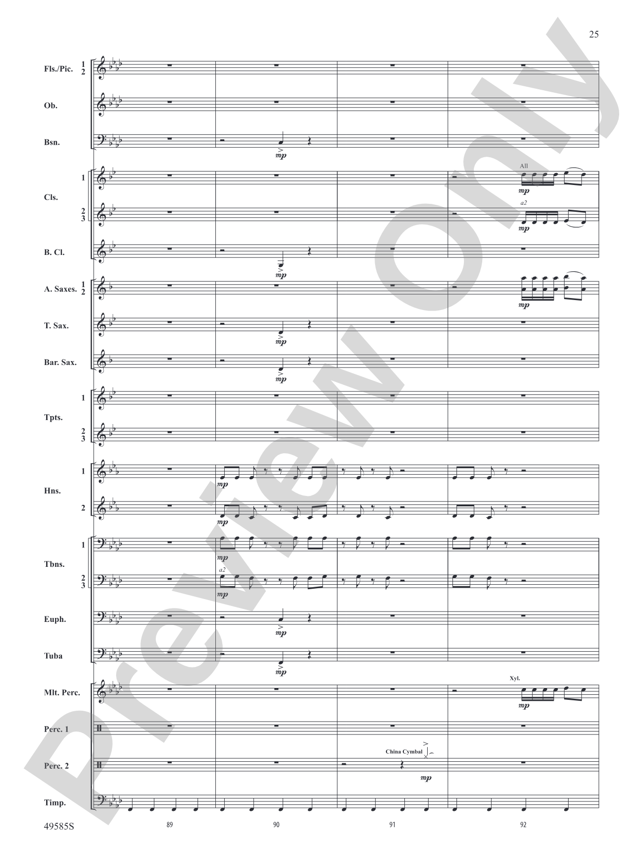 Continuance: Concert Band Conductor Score & Parts