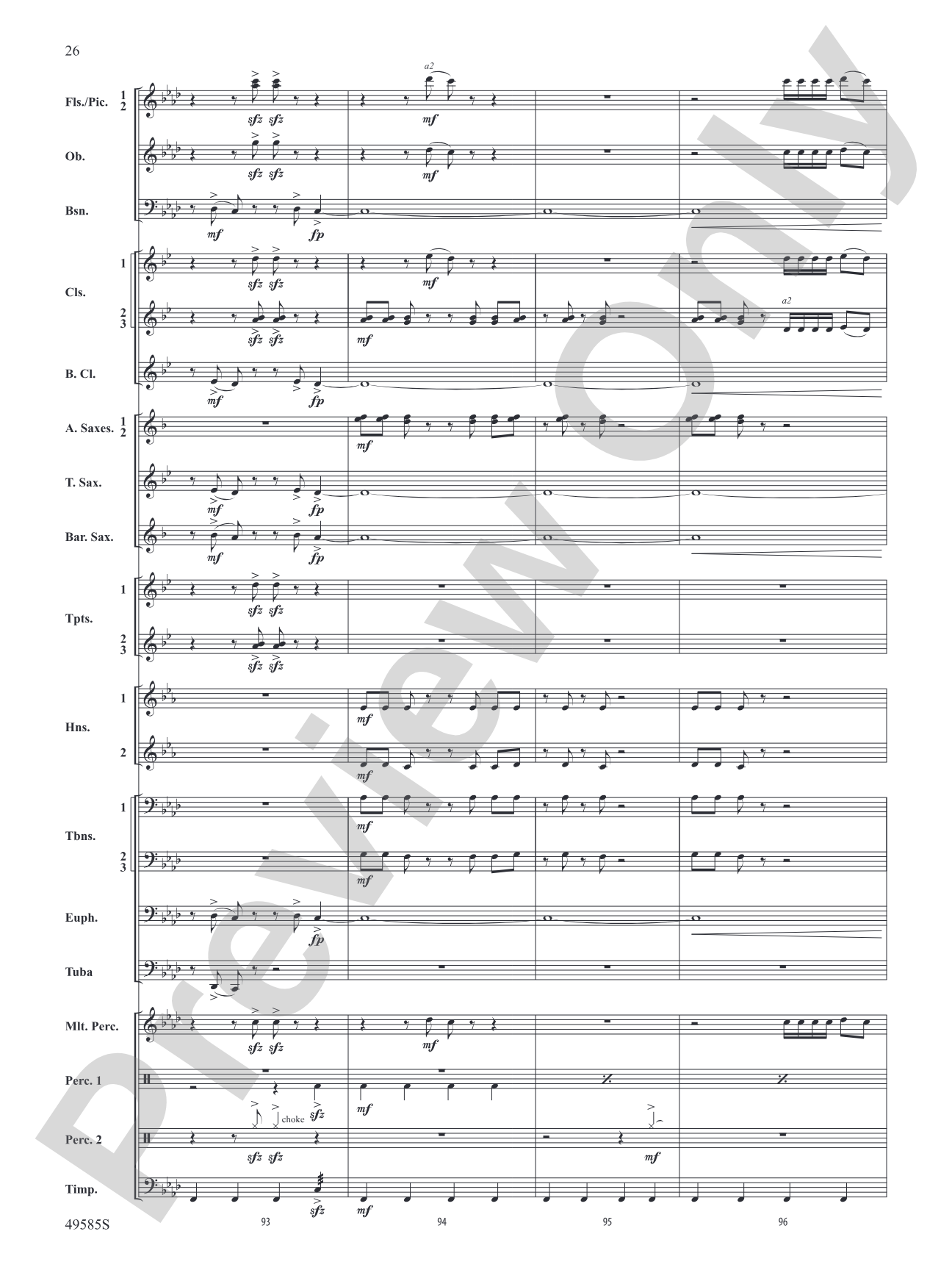 Continuance: Concert Band Conductor Score & Parts