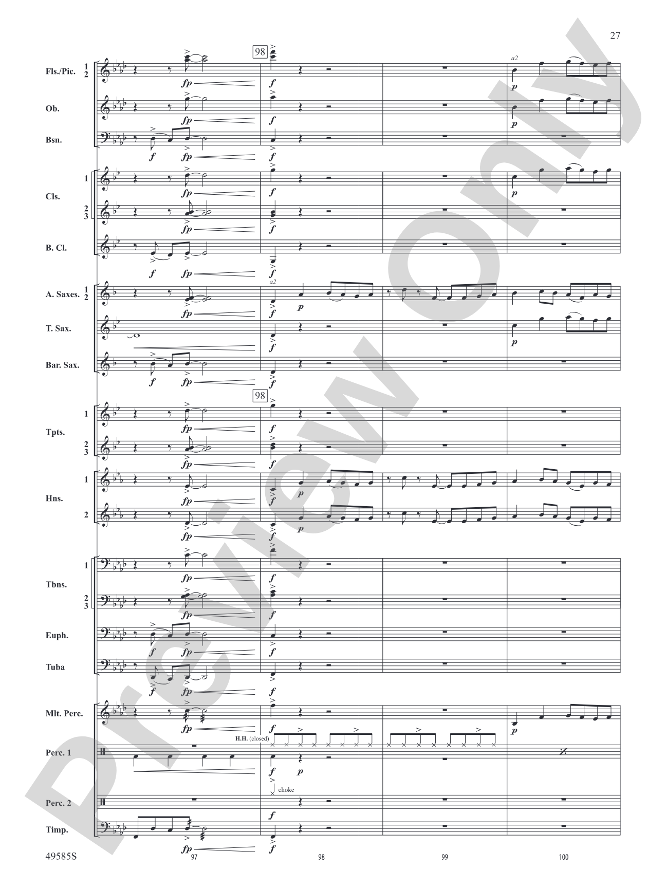 Continuance: Concert Band Conductor Score & Parts