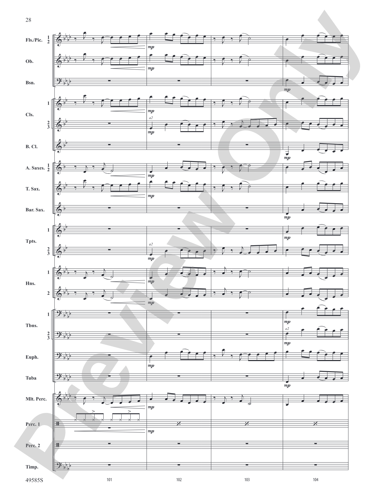 Continuance: Concert Band Conductor Score & Parts