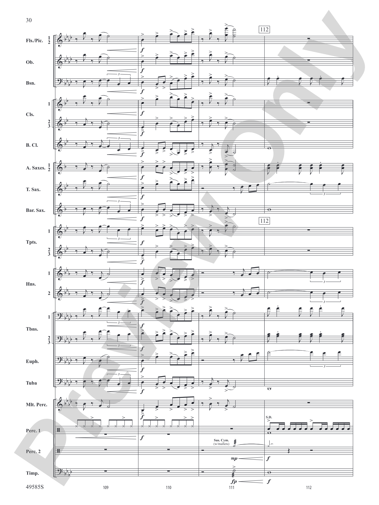 Continuance: Concert Band Conductor Score & Parts