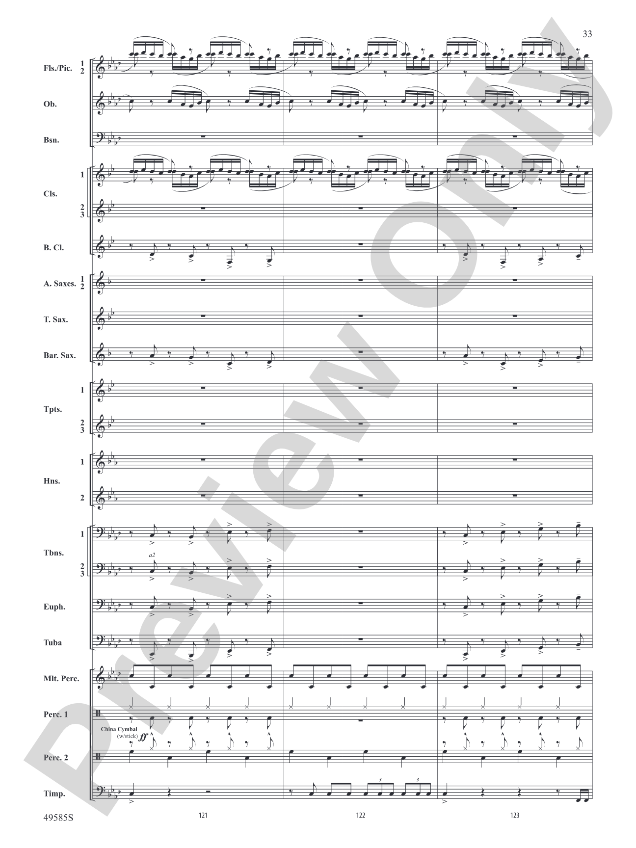 Continuance: Concert Band Conductor Score & Parts