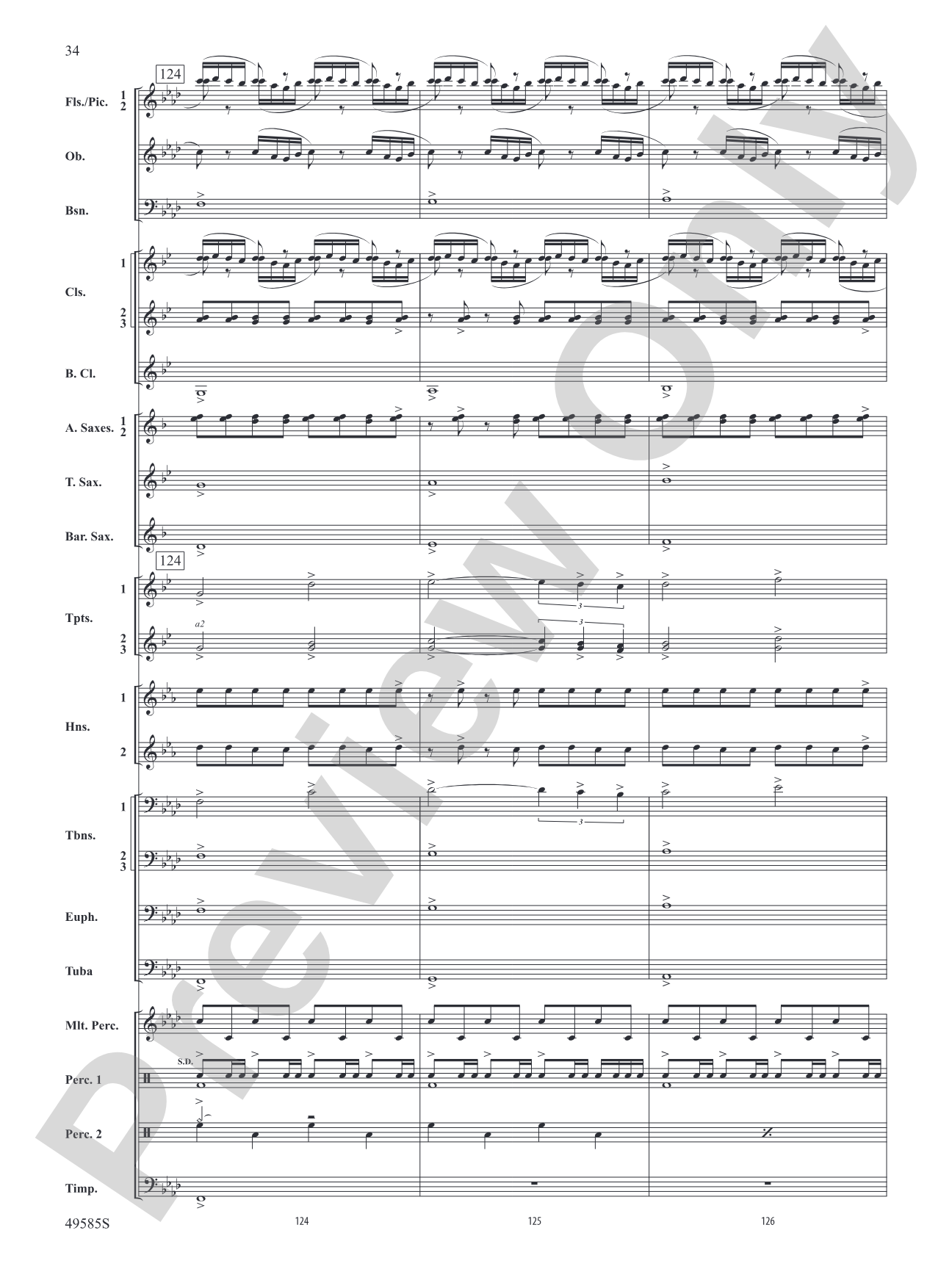 Continuance: Concert Band Conductor Score & Parts