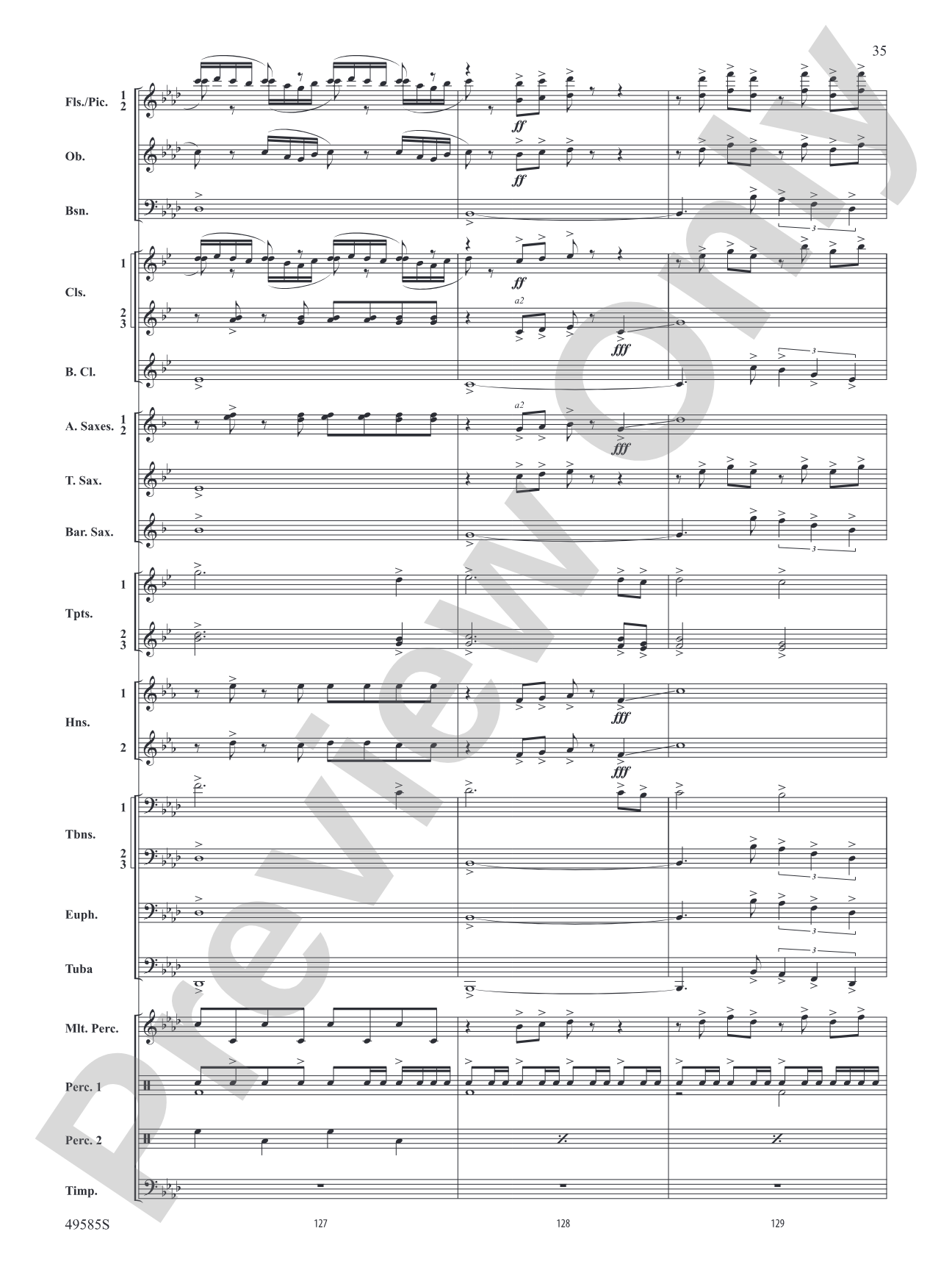 Continuance: Concert Band Conductor Score & Parts