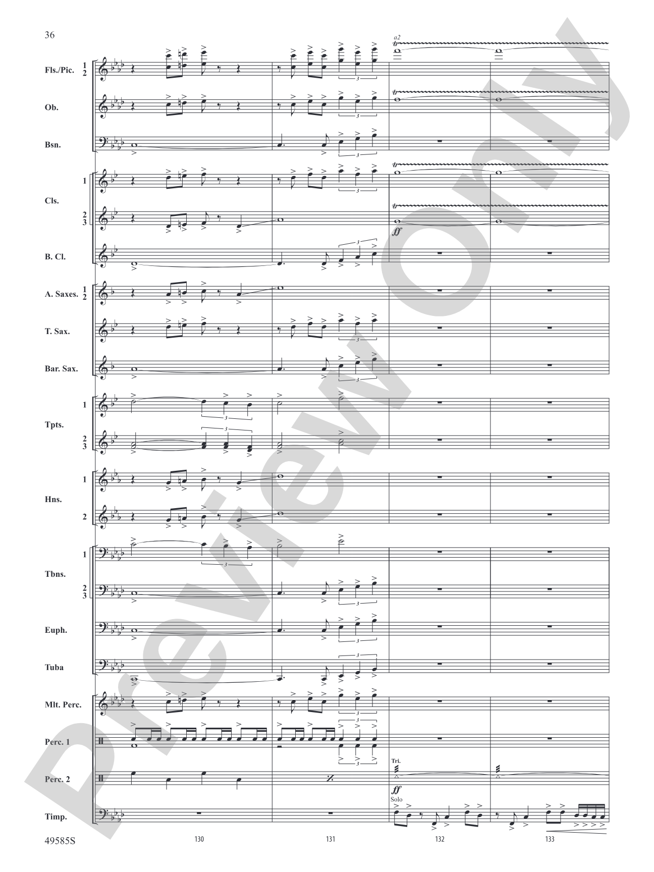Continuance: Concert Band Conductor Score & Parts