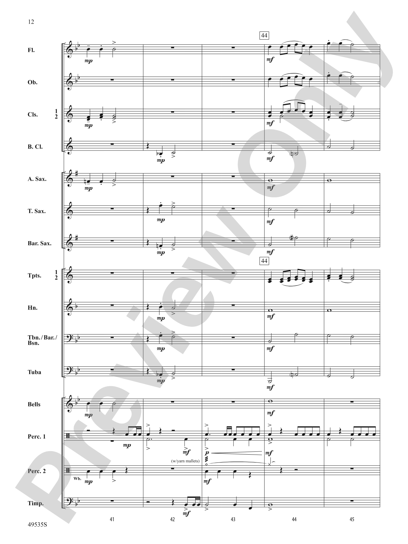 Driving Force: Concert Band Conductor Score & Parts