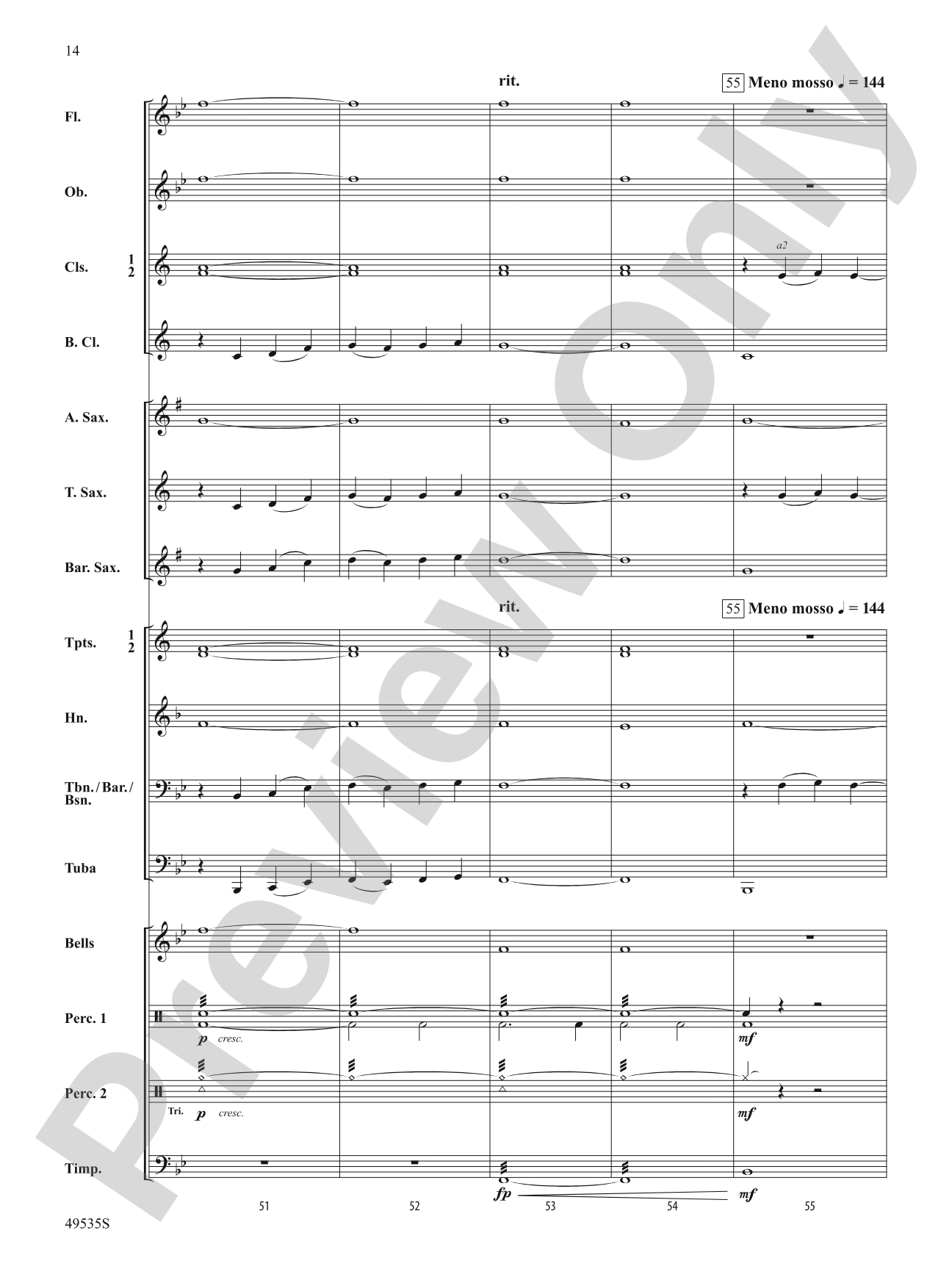 Driving Force: Concert Band Conductor Score & Parts