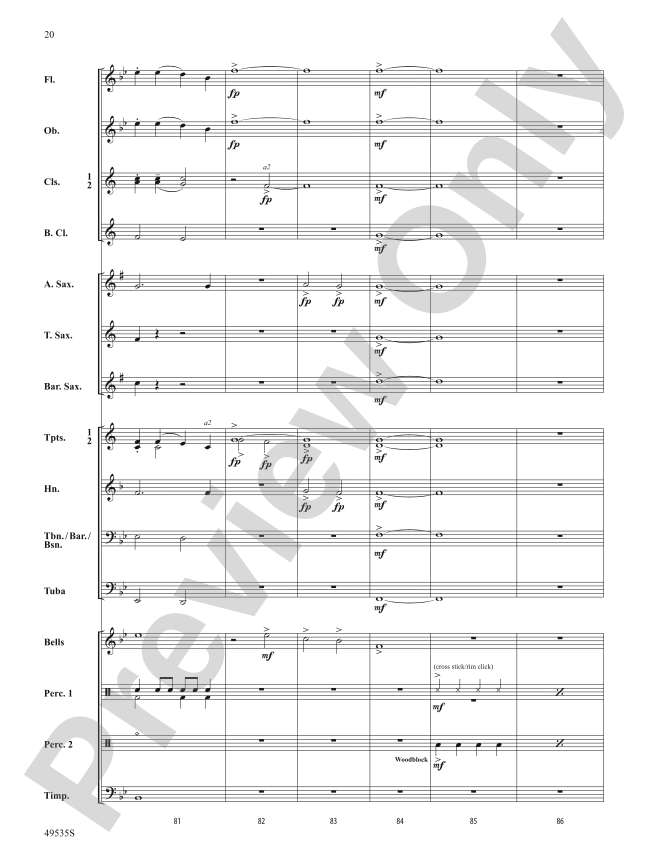 Driving Force: Concert Band Conductor Score & Parts