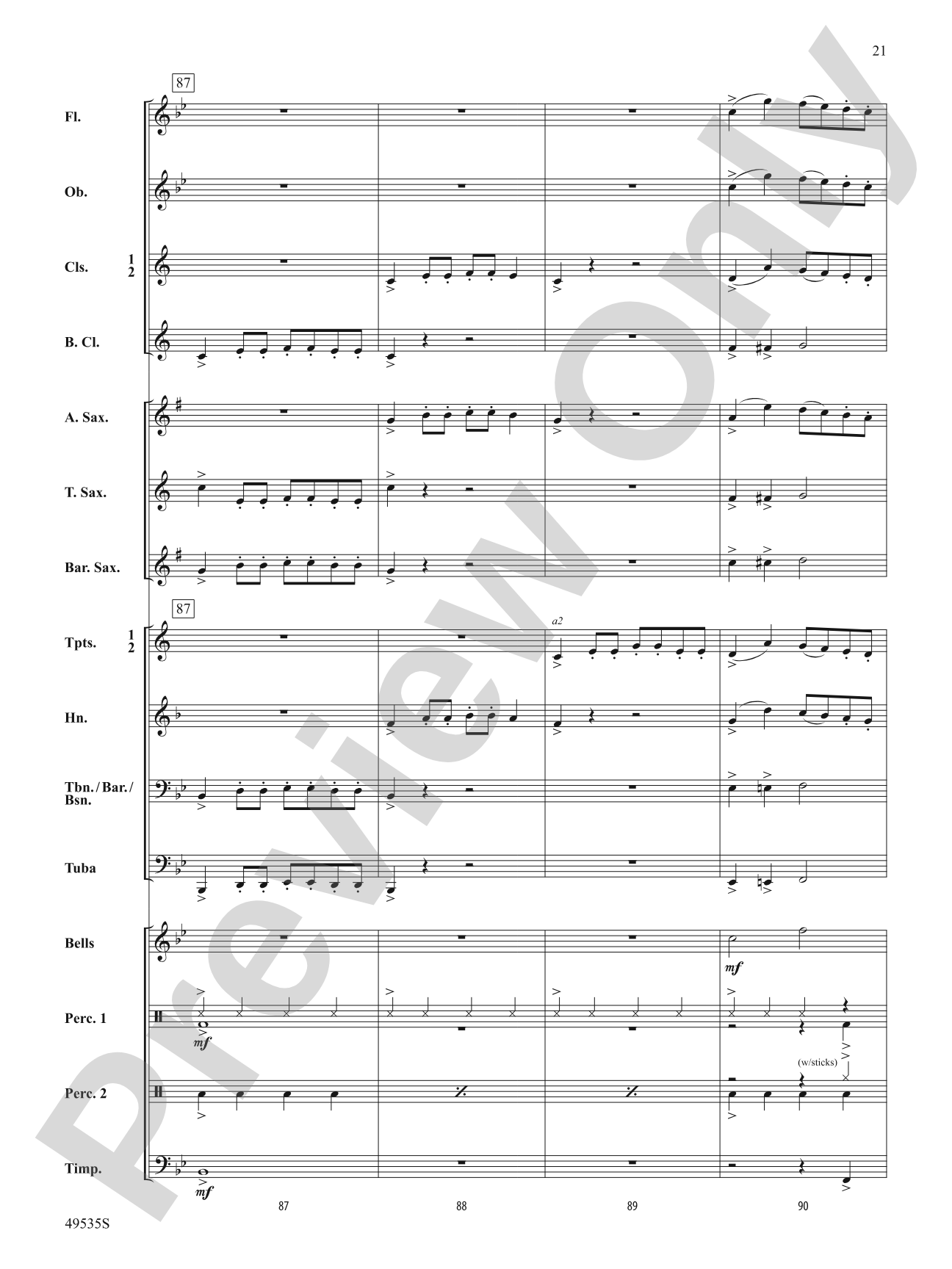 Driving Force: Concert Band Conductor Score & Parts