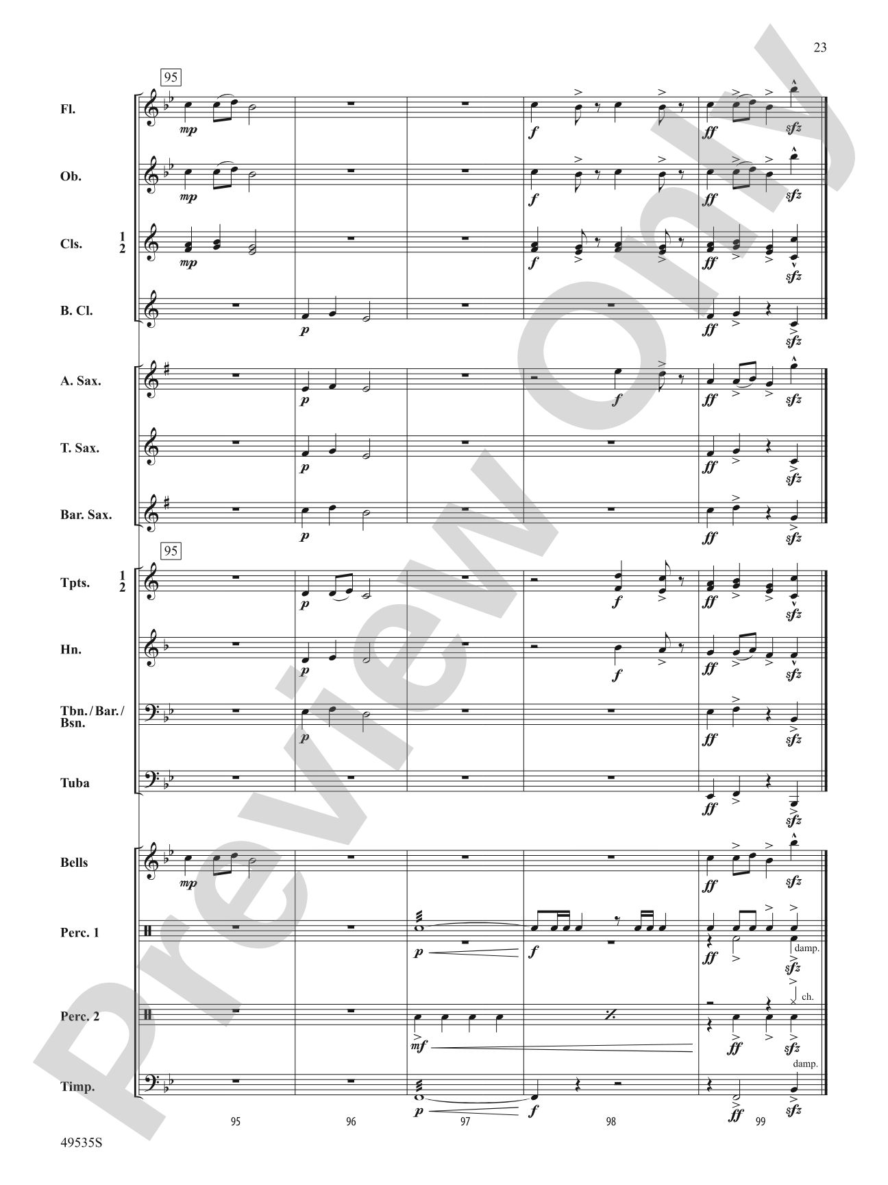 Driving Force: Concert Band Conductor Score & Parts