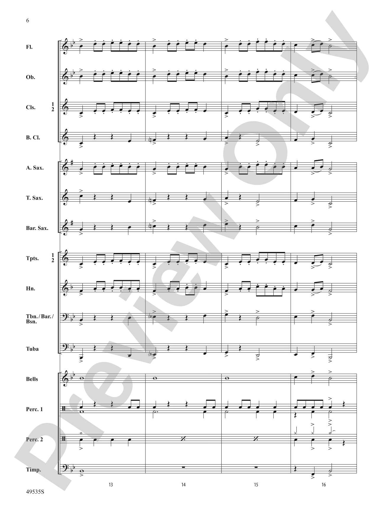 Driving Force: Concert Band Conductor Score & Parts