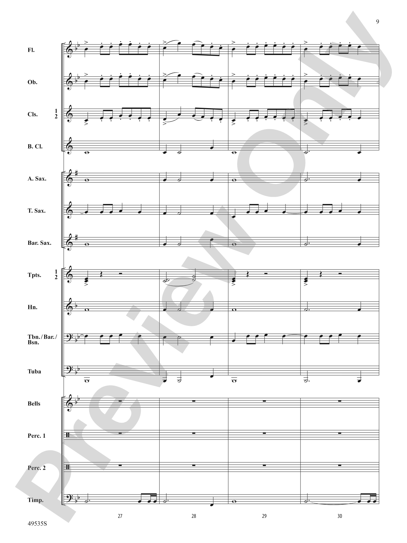 Driving Force: Concert Band Conductor Score & Parts