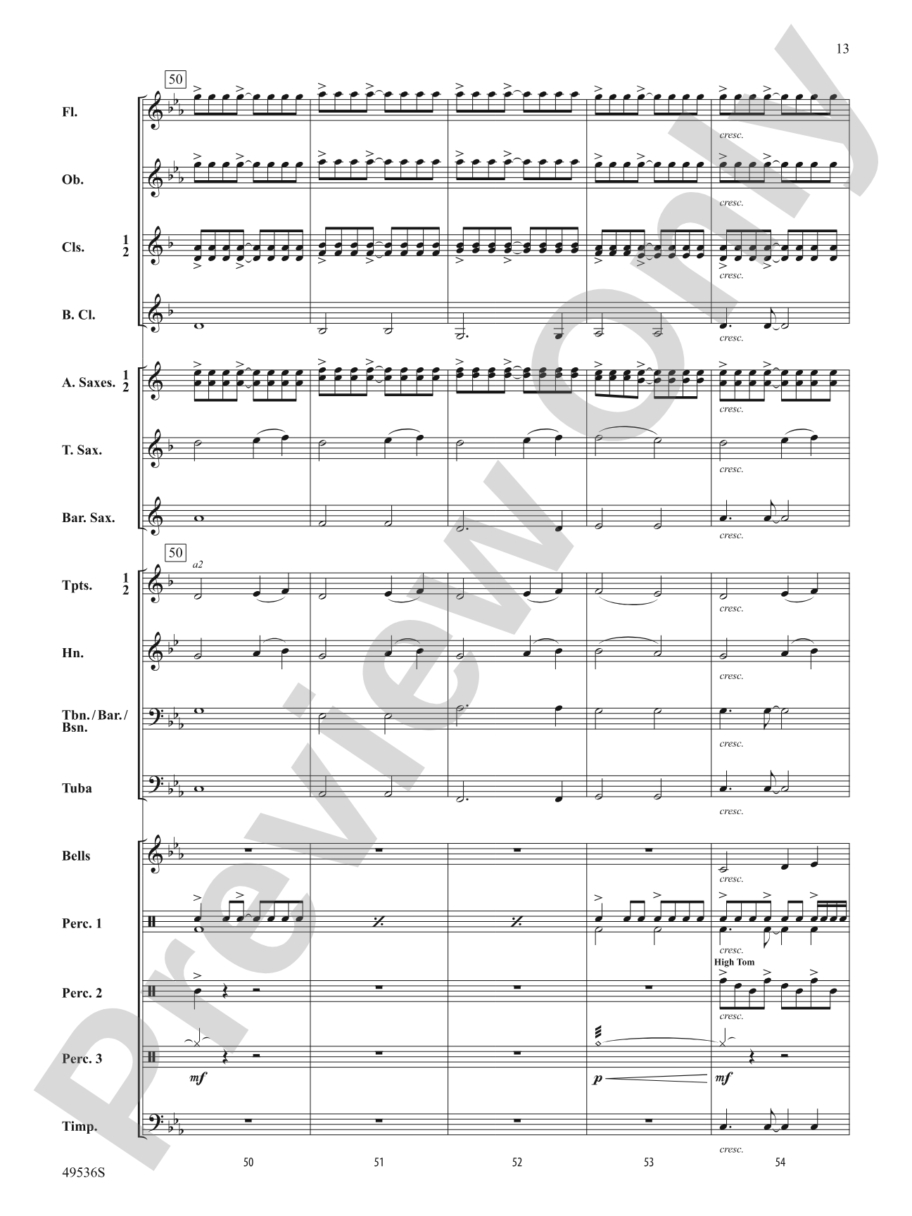 Swords of Glory: Concert Band Conductor Score & Parts