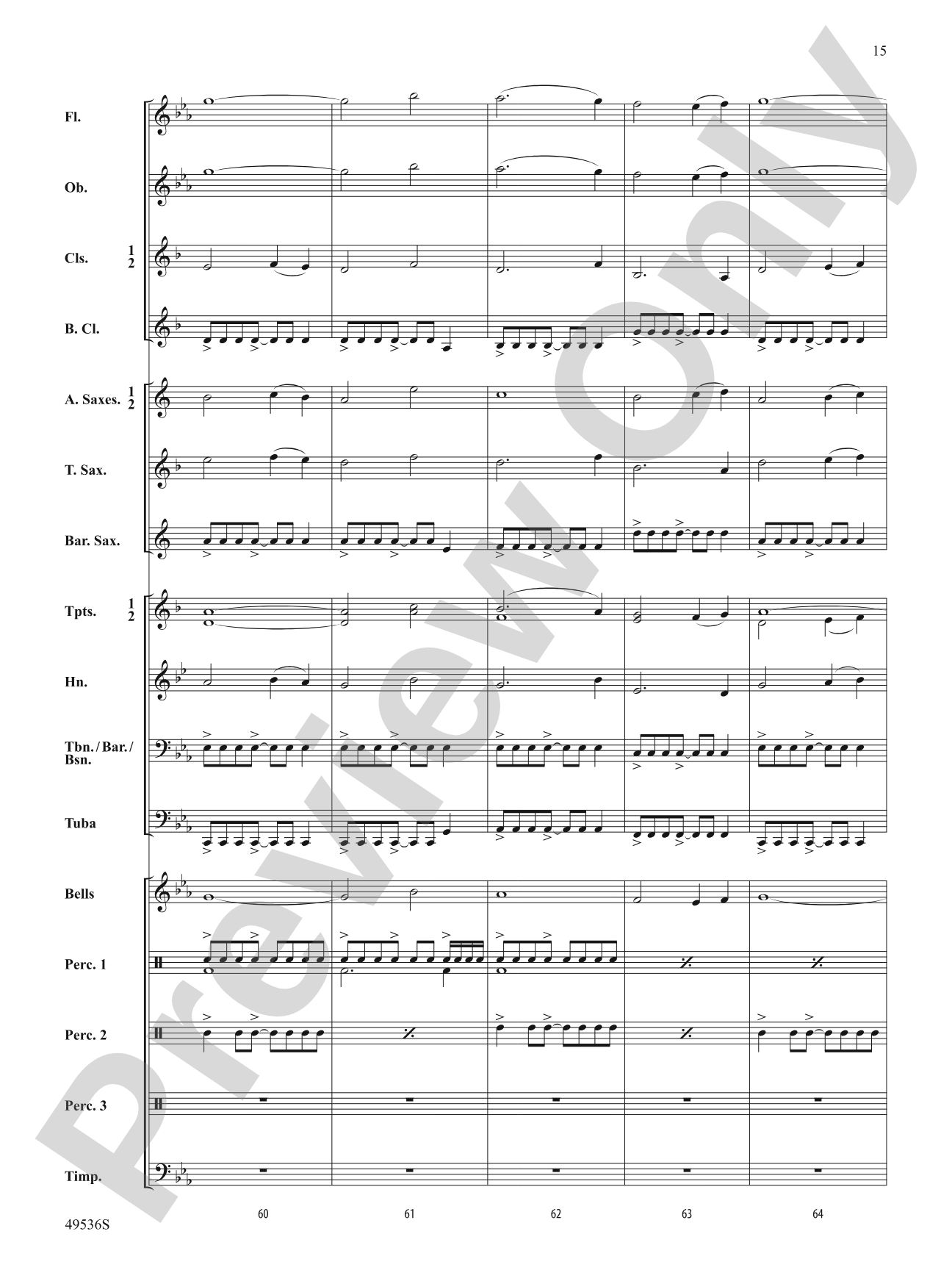 Swords of Glory: Concert Band Conductor Score & Parts