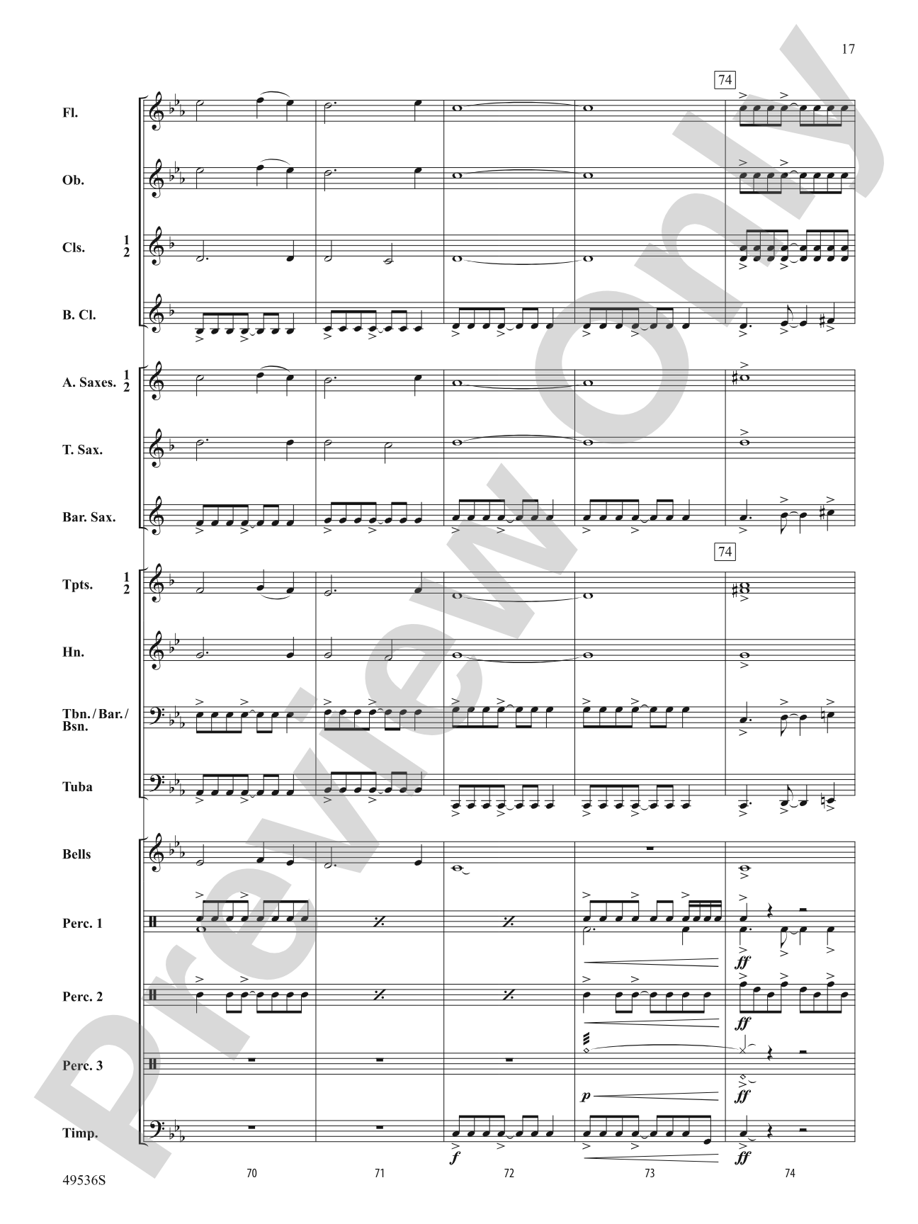Swords of Glory: Concert Band Conductor Score & Parts