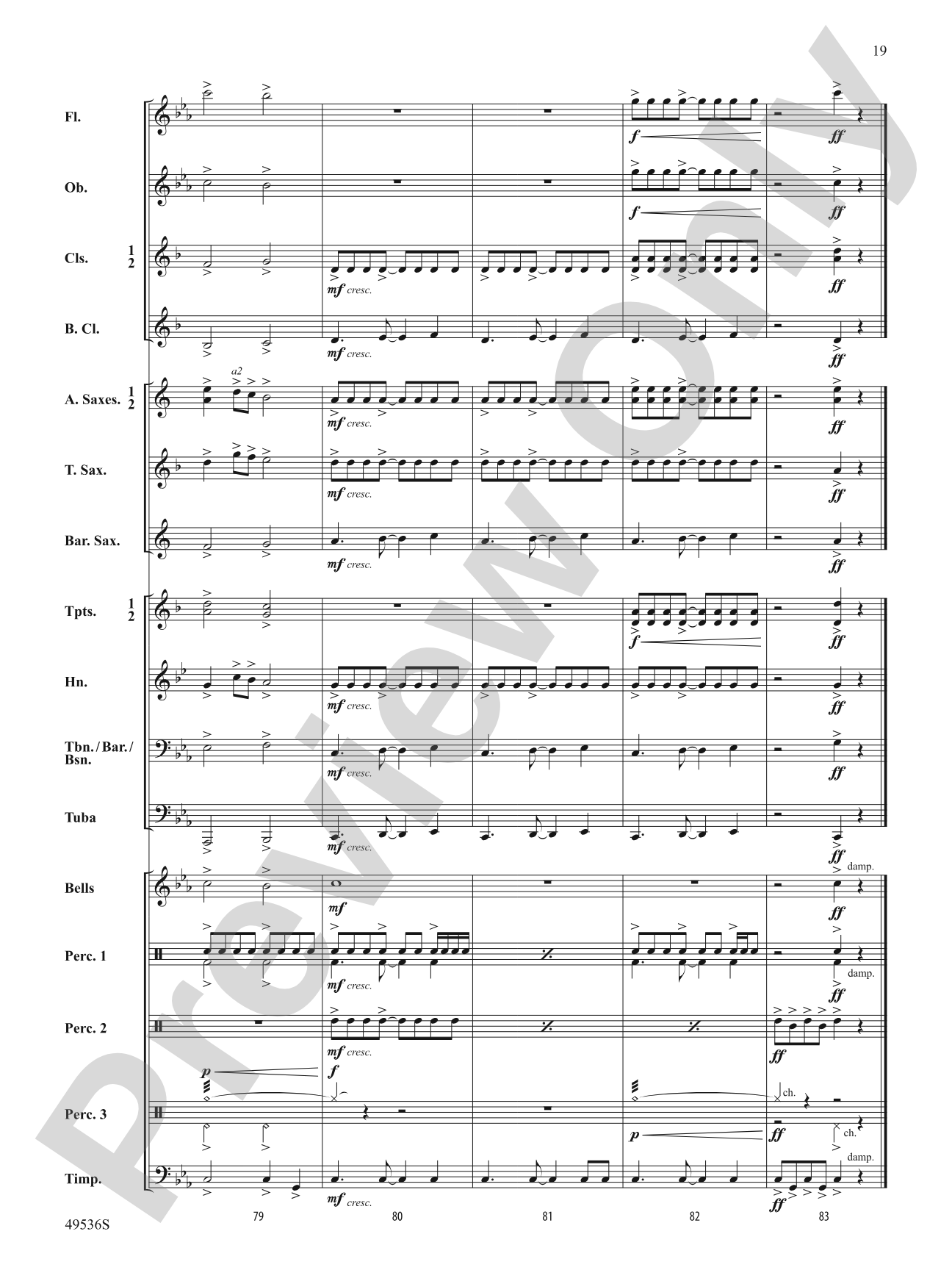 Swords of Glory: Concert Band Conductor Score & Parts