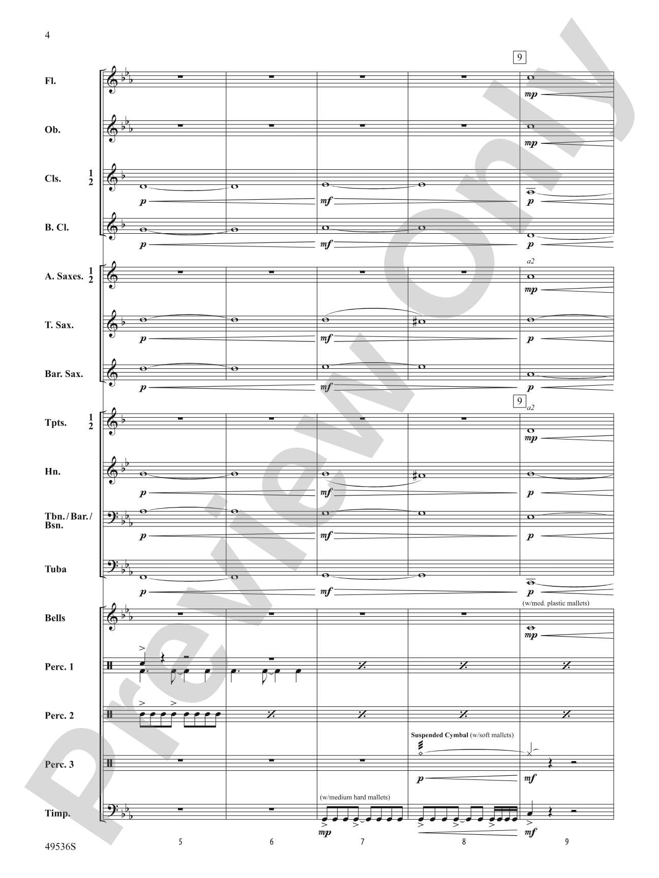 Swords of Glory: Concert Band Conductor Score & Parts