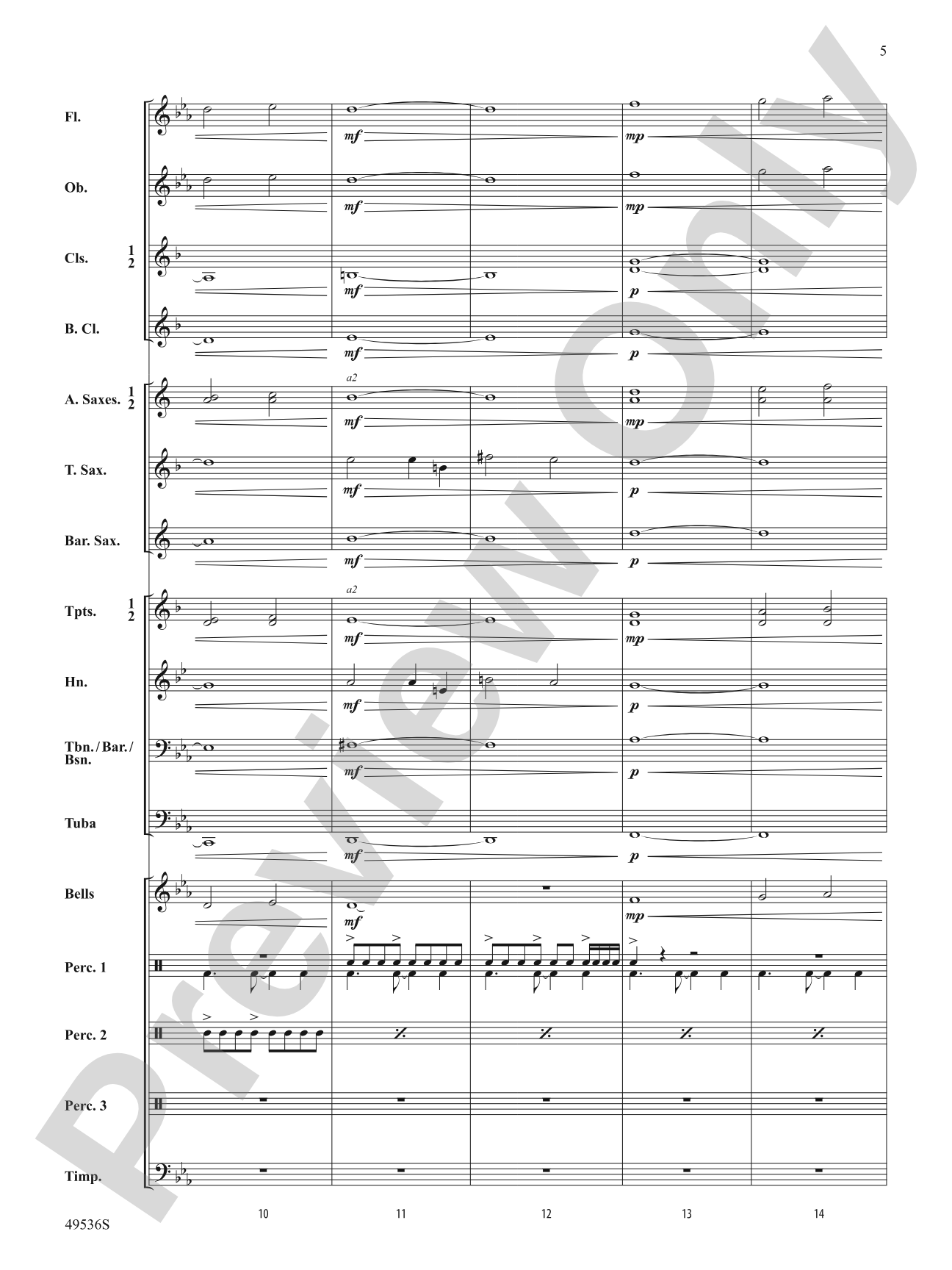 Swords of Glory: Concert Band Conductor Score & Parts